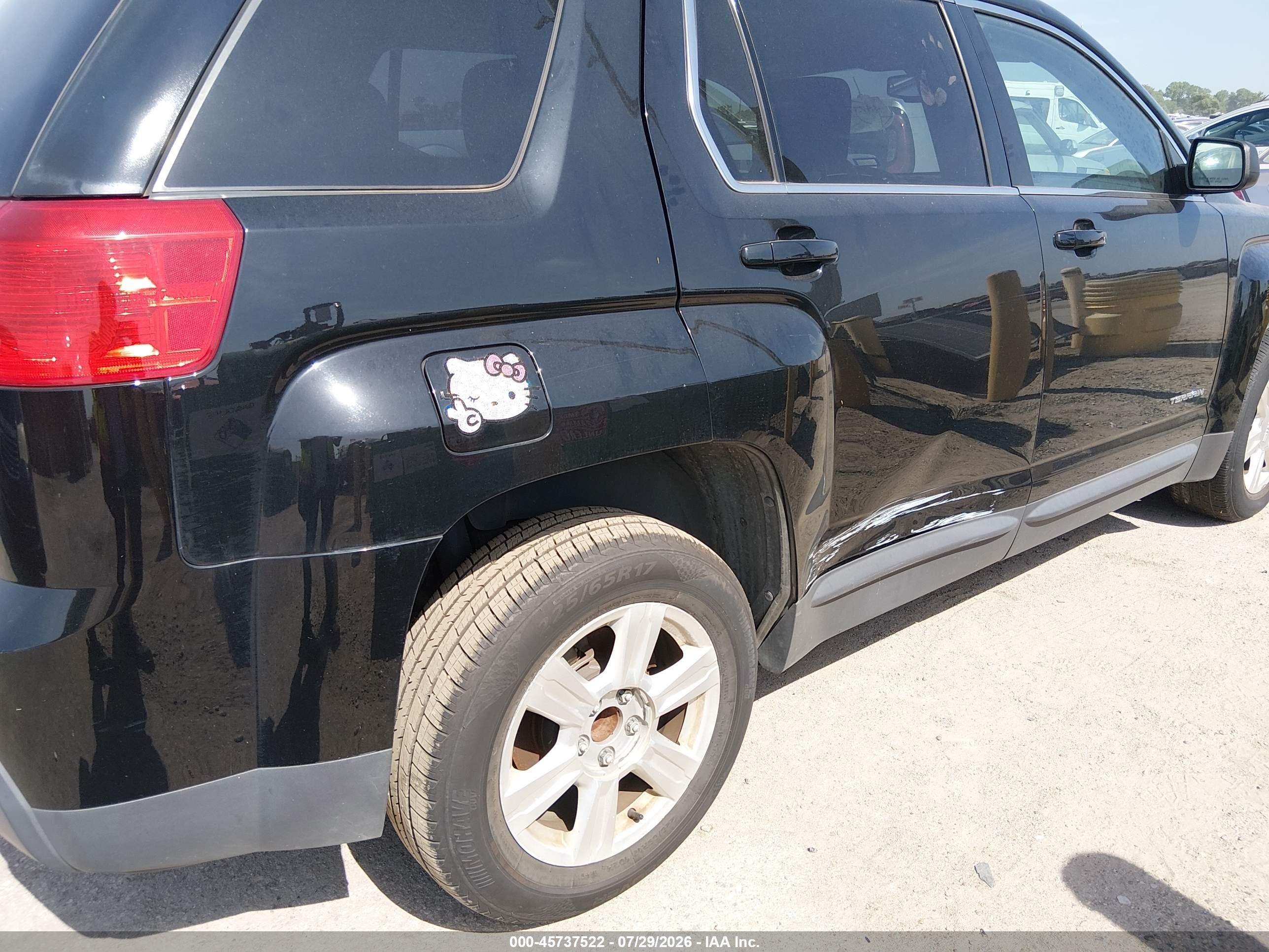 2015 Gmc Terrain Sl Black vin: 2GKALNEK3F6362525