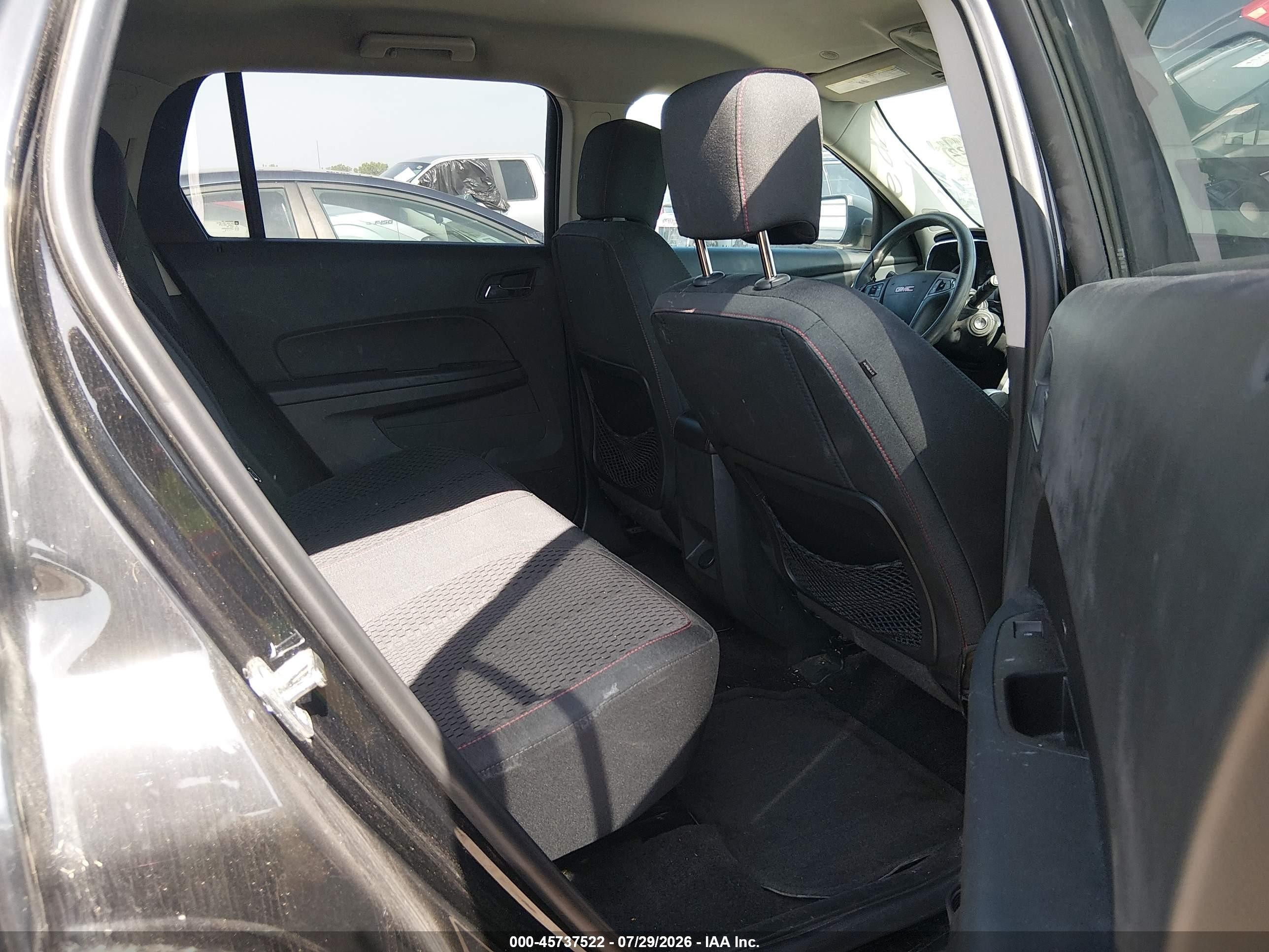 2015 Gmc Terrain Sl Black vin: 2GKALNEK3F6362525