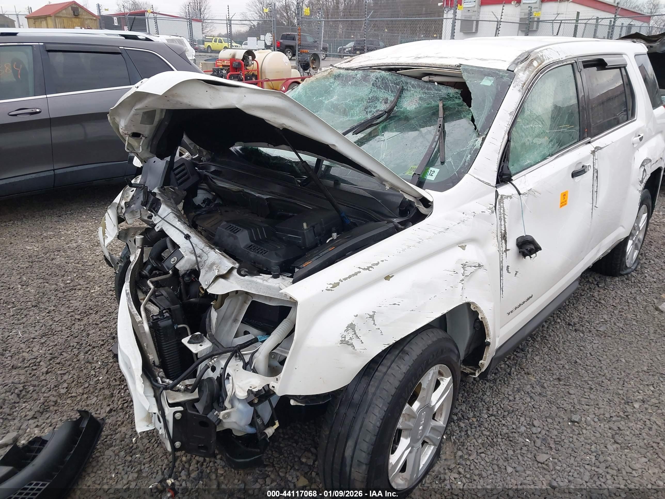 2015 Gmc Terrain Sl White vin: 2GKALNEK4F6350688