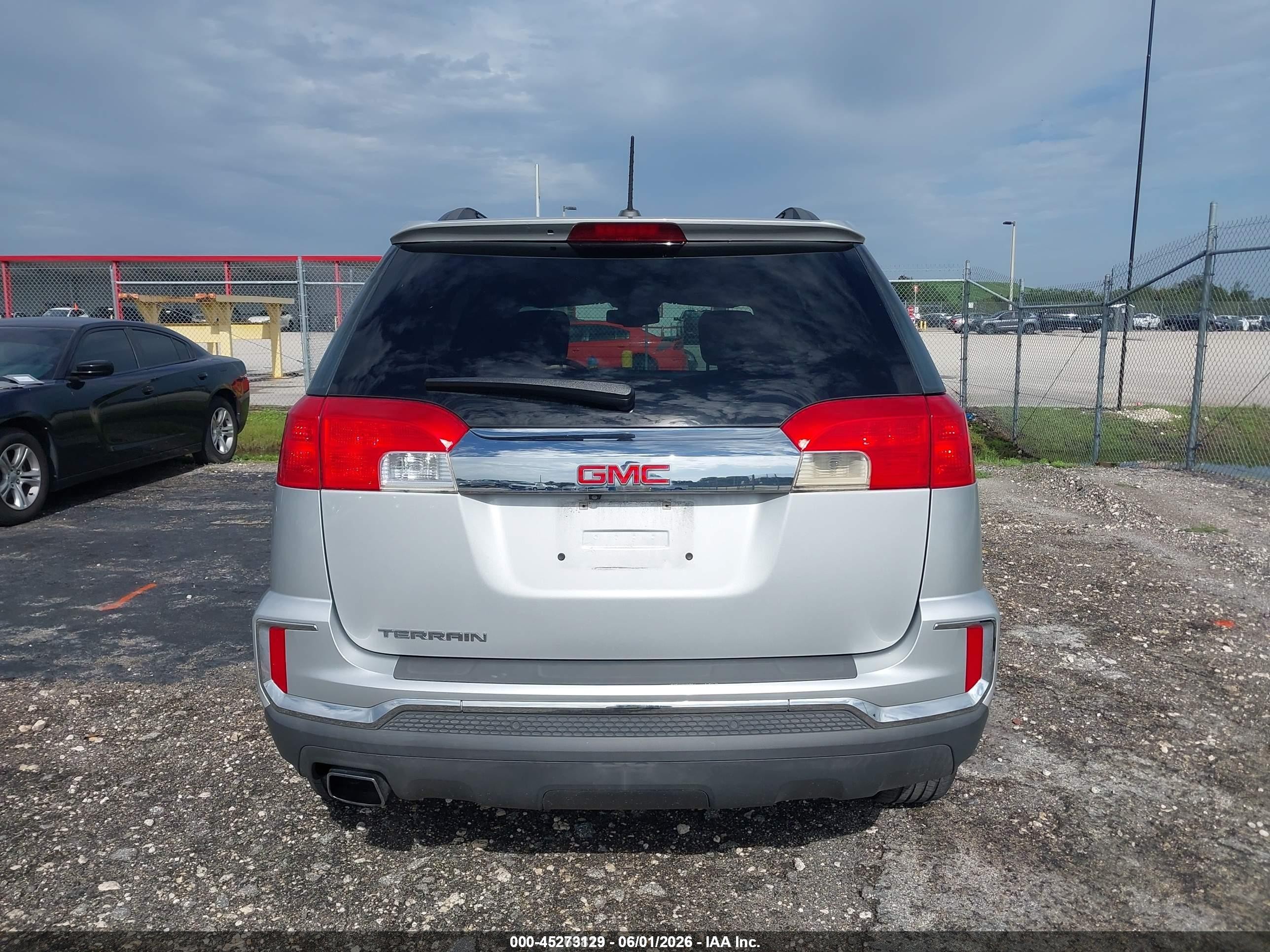 2016 Gmc Terrain Sle-2 Silver vin: 2GKALNEK4G6320799