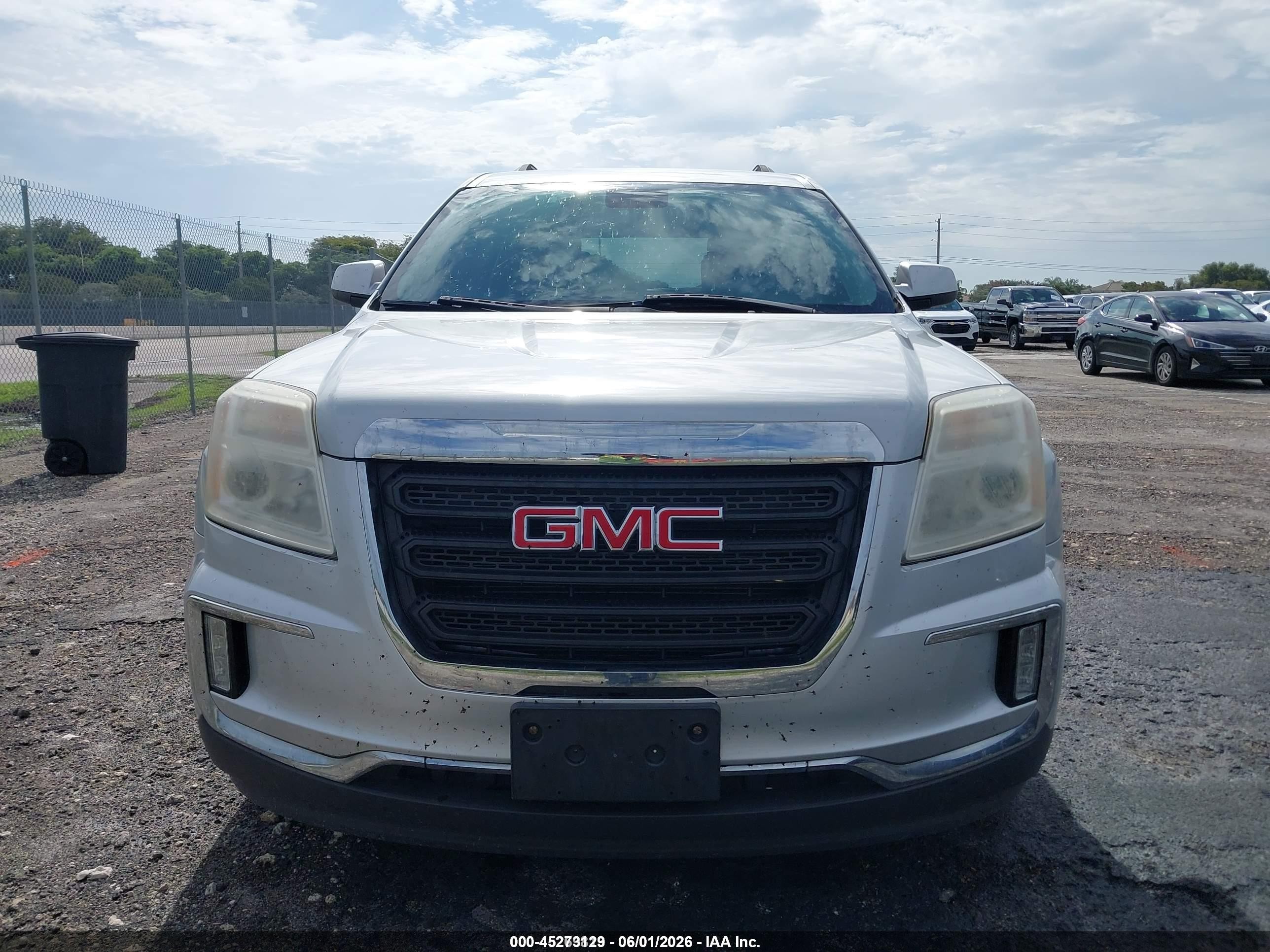 2016 Gmc Terrain Sle-2 Silver vin: 2GKALNEK4G6320799