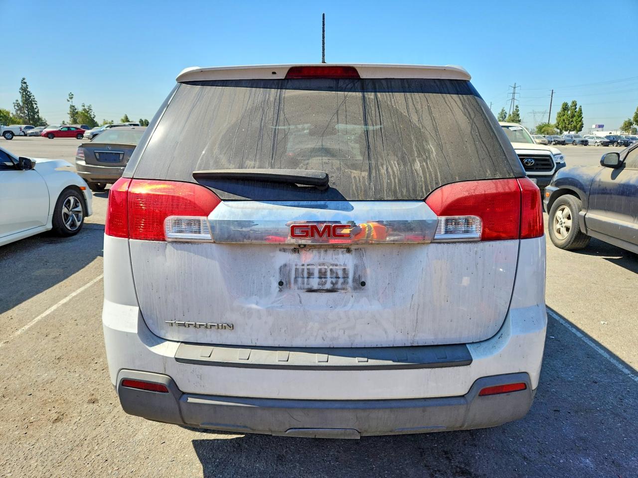 2015 Gmc Terrain Sl White vin: 2GKALNEK5F6366351