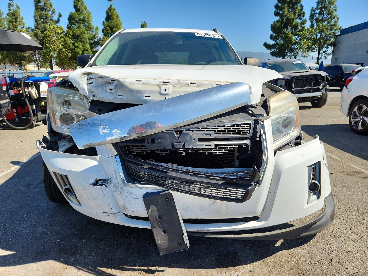 2015 Gmc Terrain Sl White vin: 2GKALNEK5F6366351