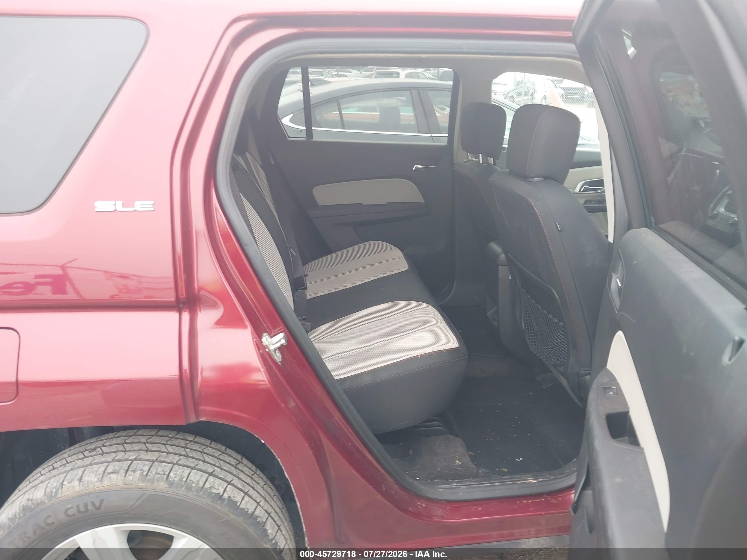 2016 Gmc Terrain Sle-2 Maroon vin: 2GKALNEK6G6313627