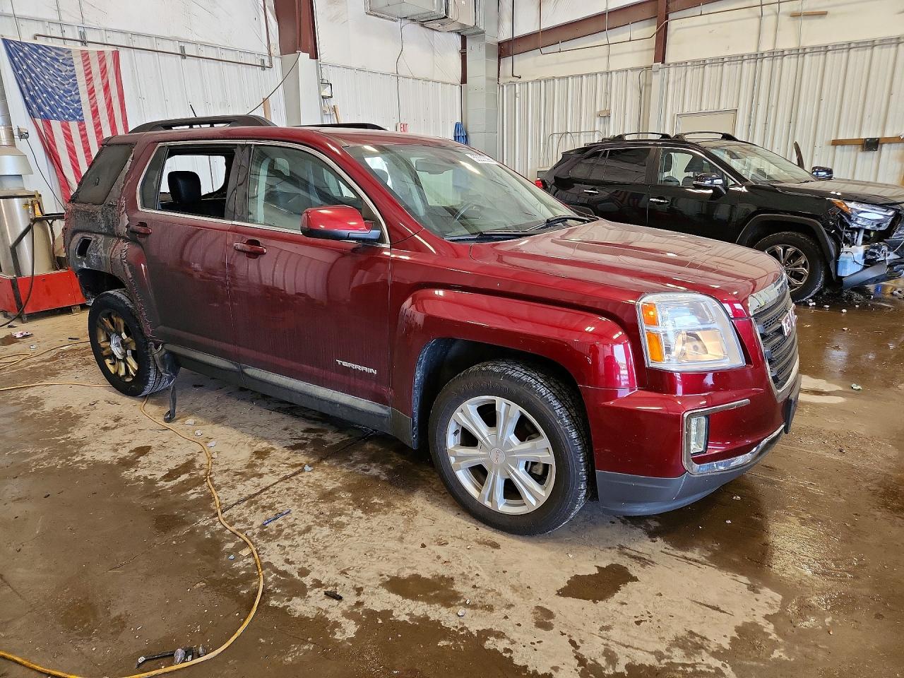 2017 Gmc Terrain Red vin: 2GKALNEK6H6177100
