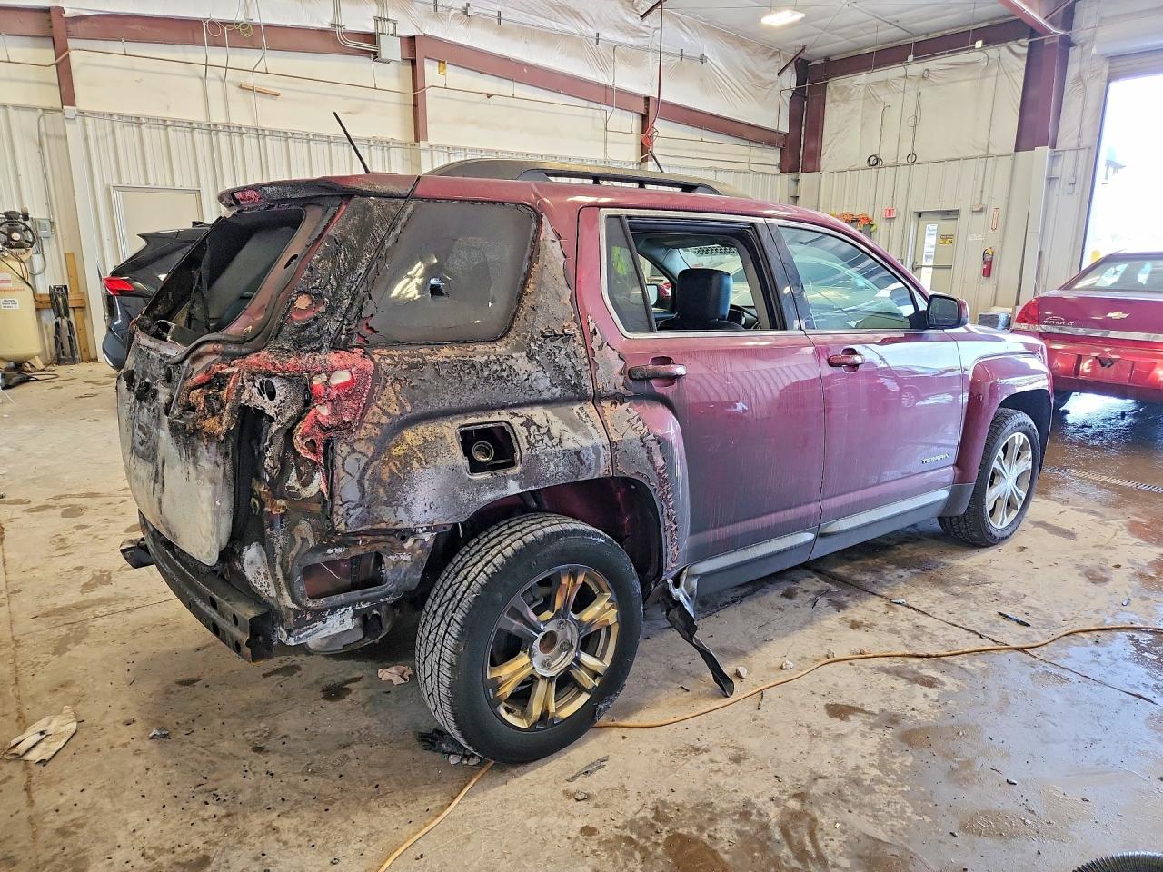 2017 Gmc Terrain Red vin: 2GKALNEK6H6177100