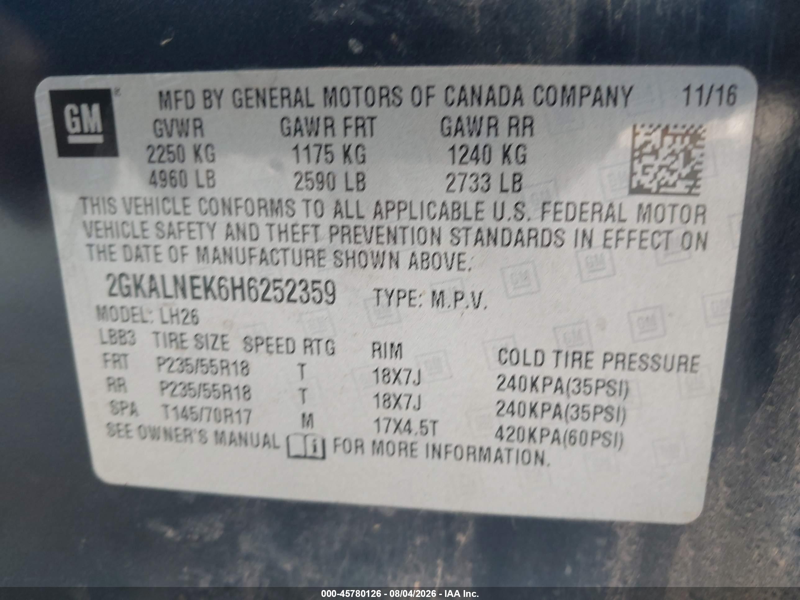 2017 Gmc Terrain Sle-2 Dark Blue vin: 2GKALNEK6H6252359