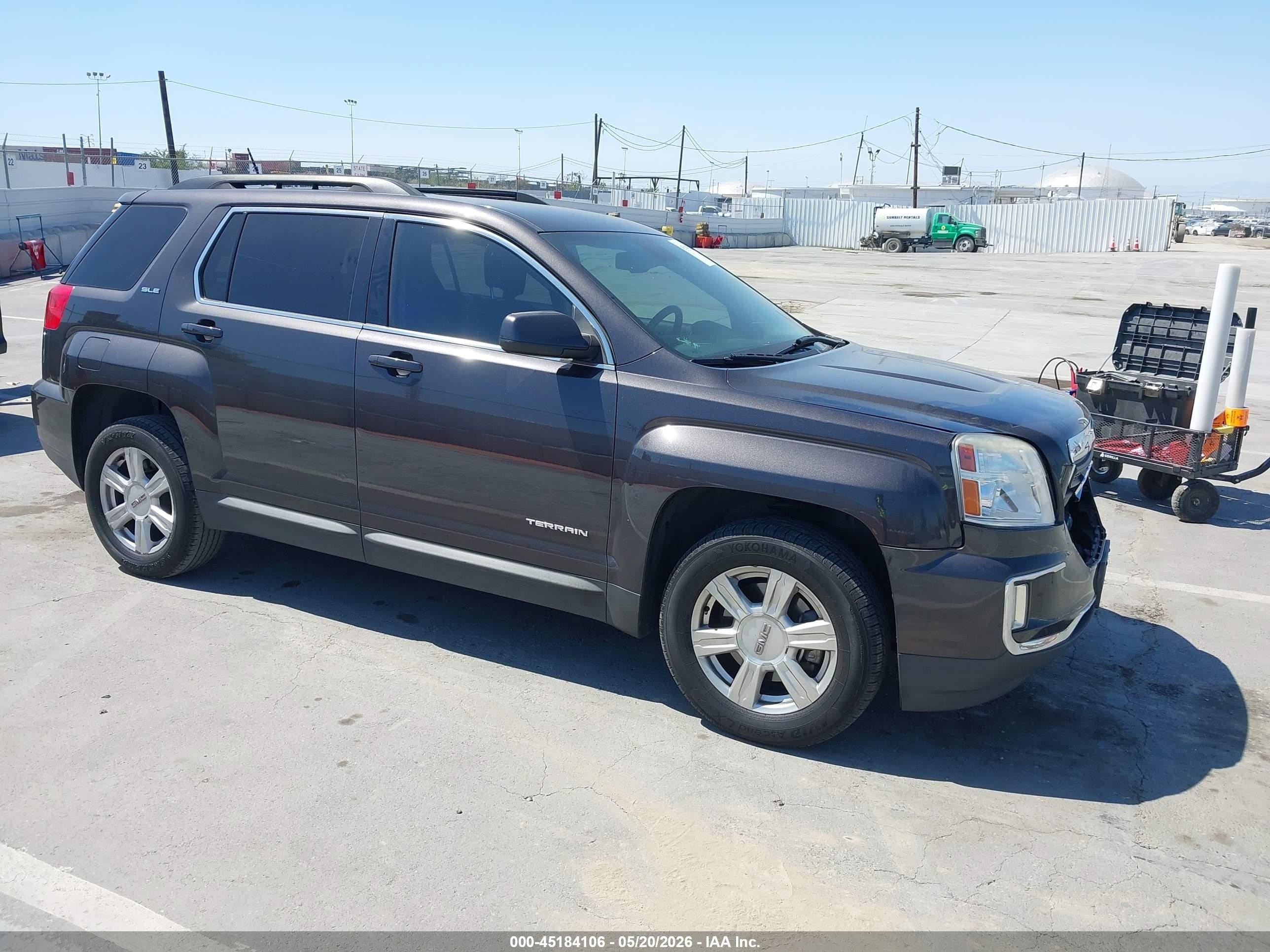 2016 Gmc Terrain Sle-2 Brown vin: 2GKALNEK8G6286351