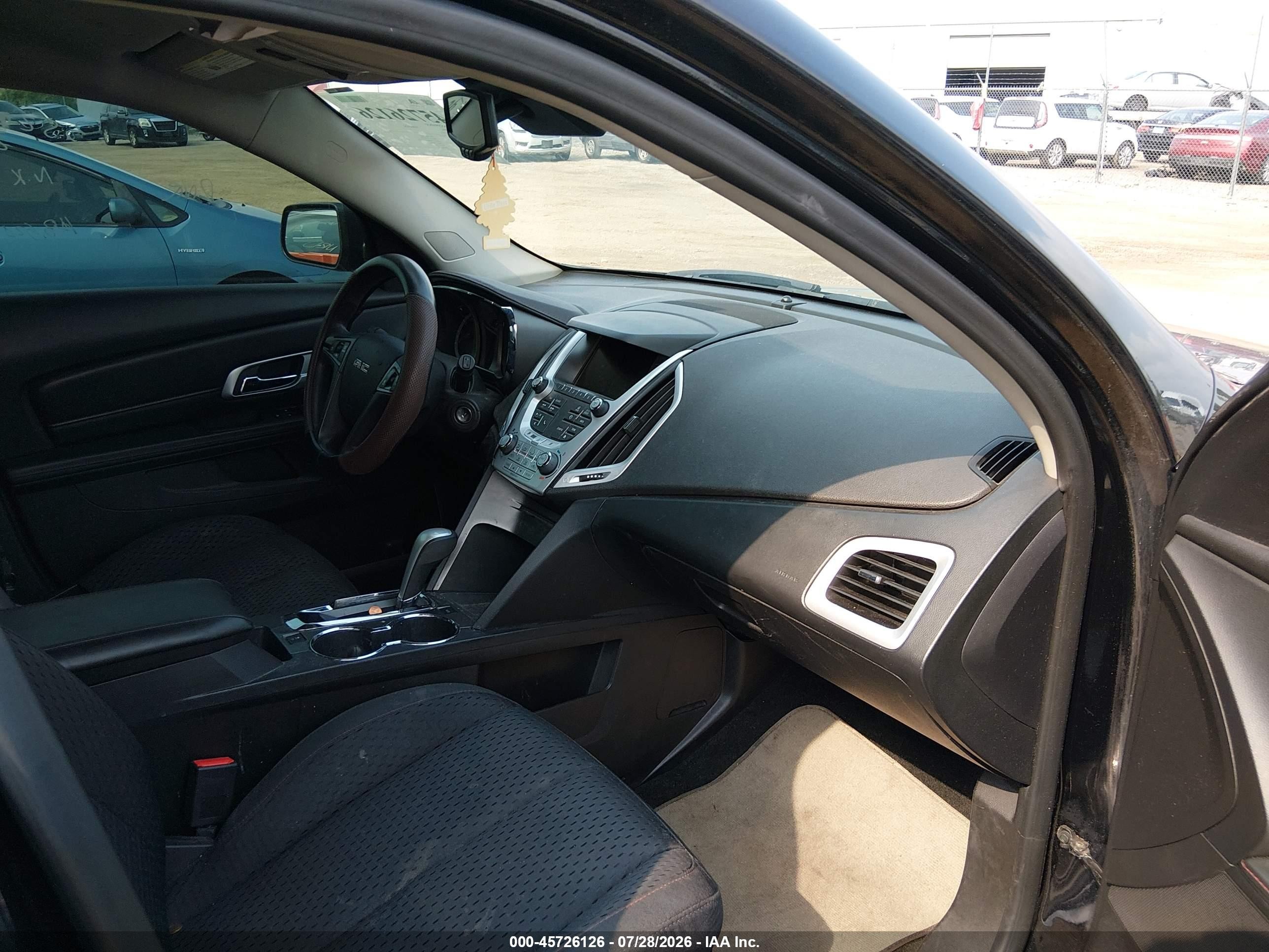 2015 Gmc Terrain Sl Black vin: 2GKALNEKXF6352218