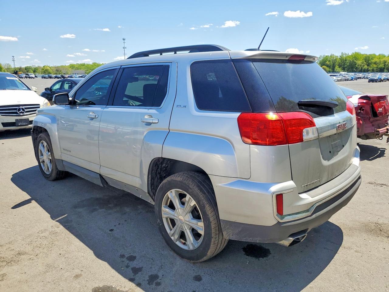 2017 Gmc Terrain Sle Silver vin: 2GKALNEKXH6345577