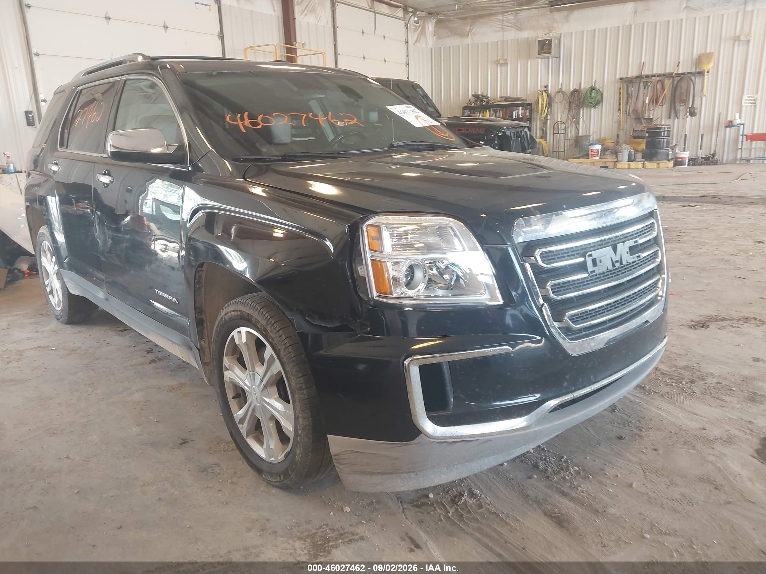 2016 Gmc Terrain Slt Black vin: 2GKALPEK0G6325980