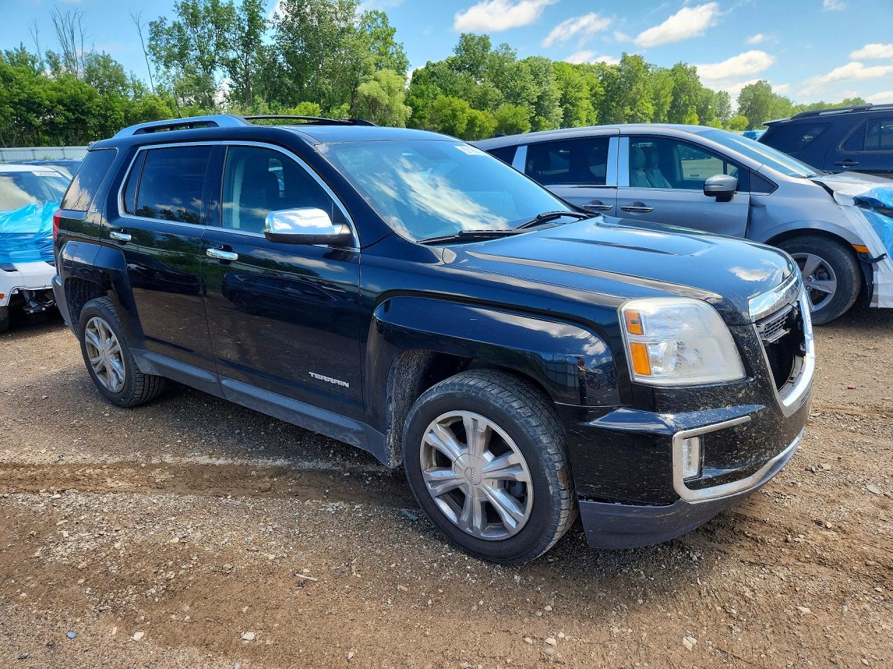2017 Gmc Terrain Slt Black vin: 2GKALPEK0H6345180
