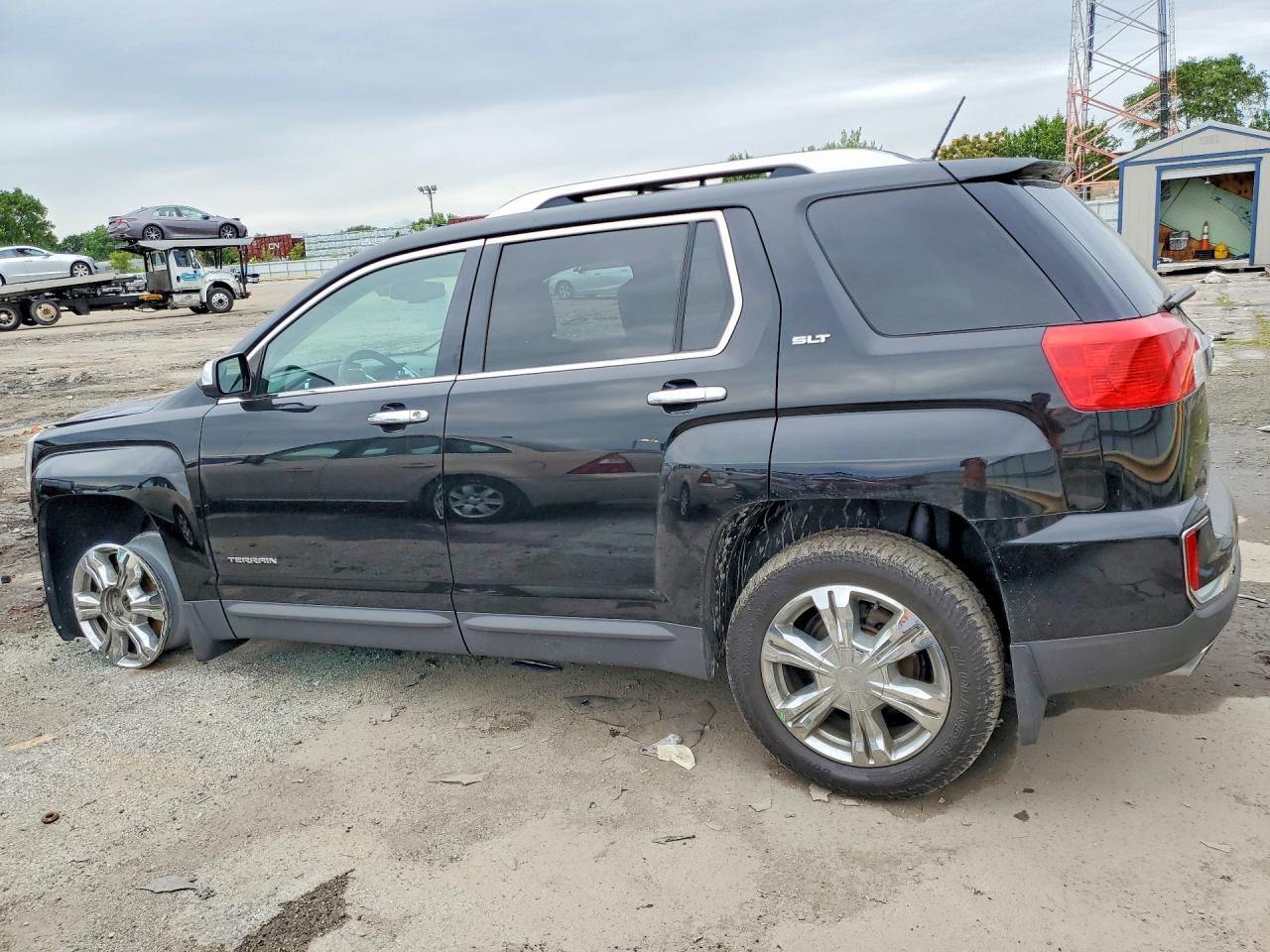 2016 Gmc Terrain Slt Black vin: 2GKALPEK2G6355448