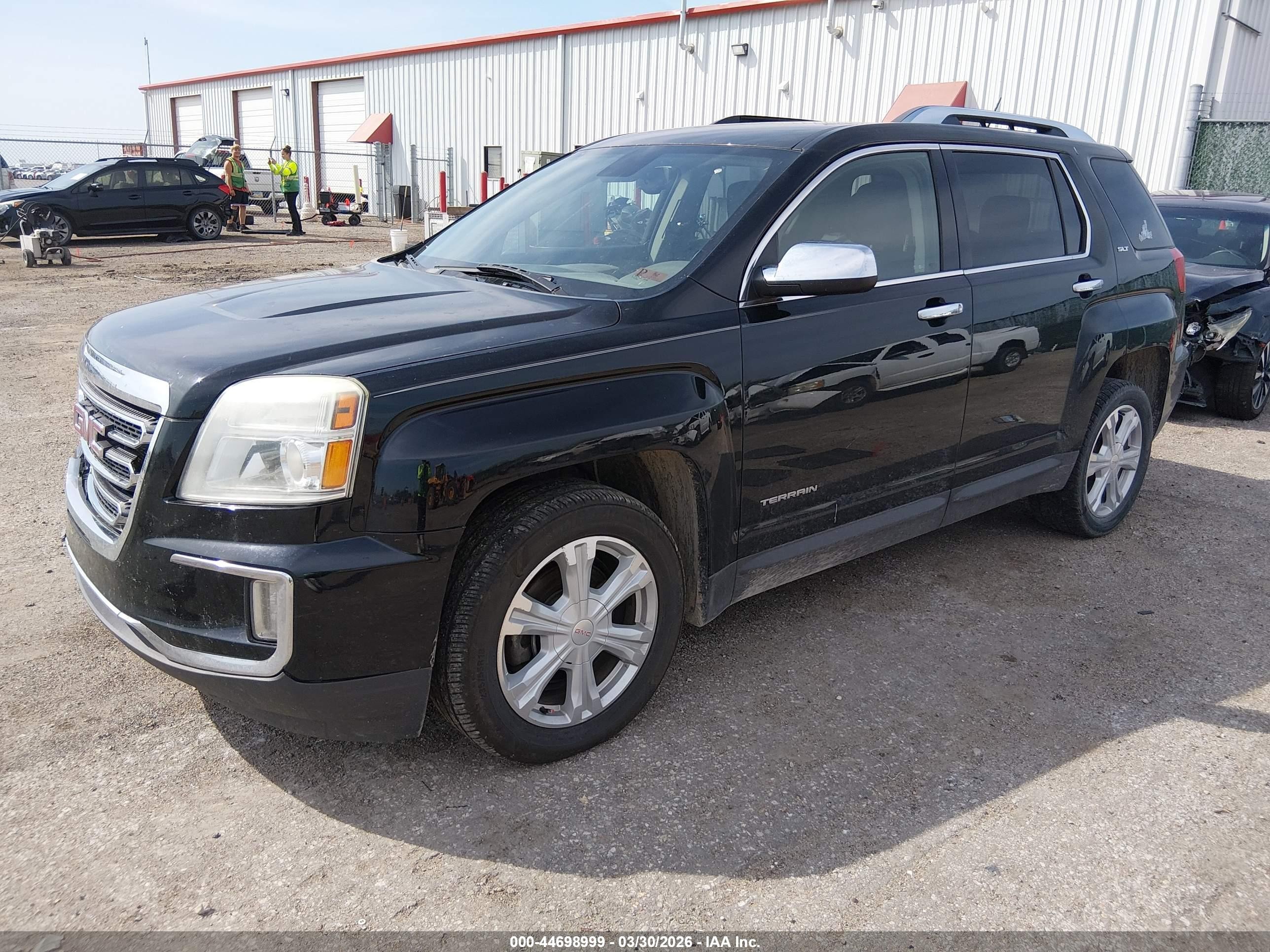 2016 Gmc Terrain Slt Black vin: 2GKALPEK9G6147793