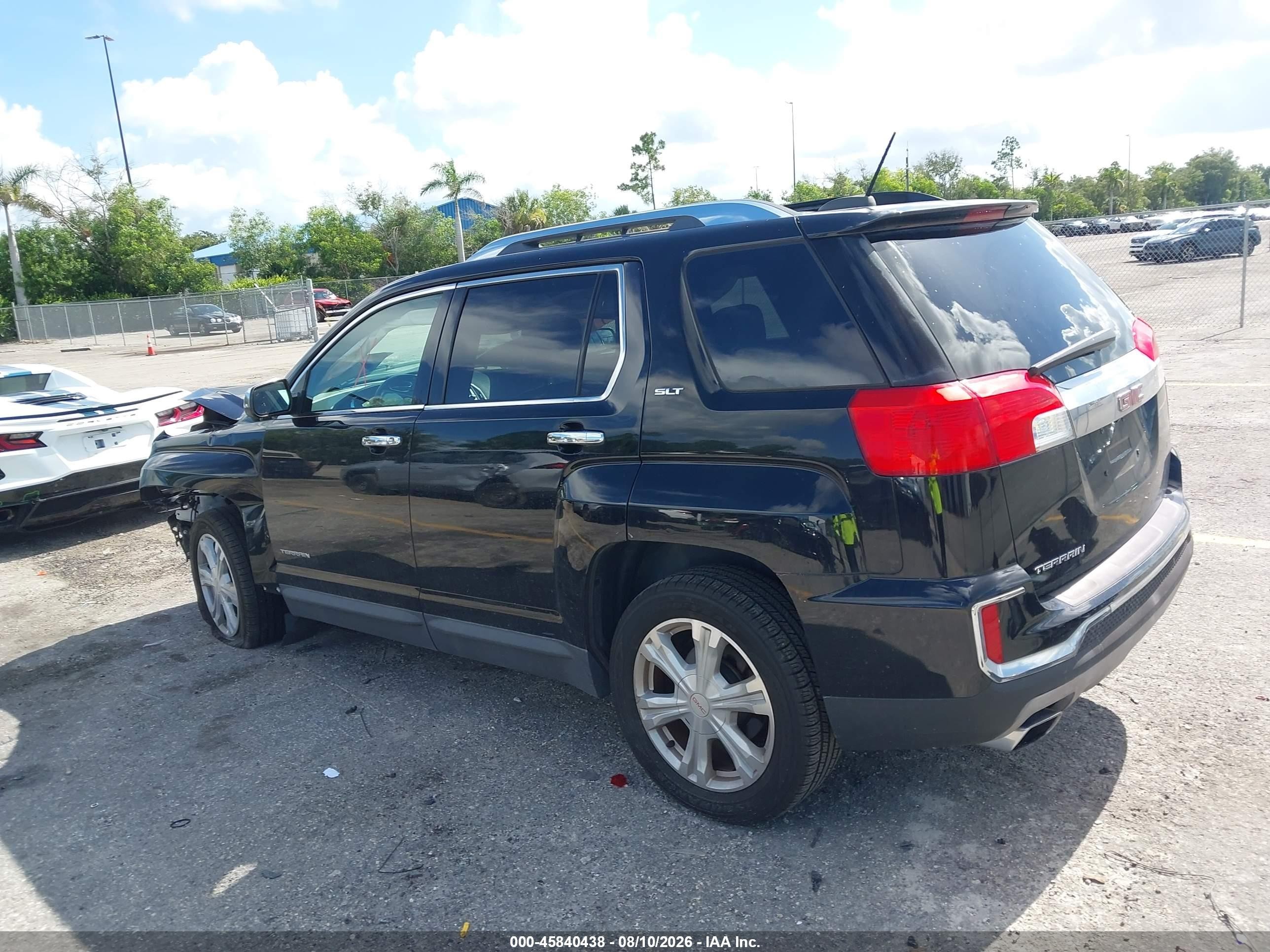 2017 Gmc Terrain Slt Black vin: 2GKALPEKXH6294108