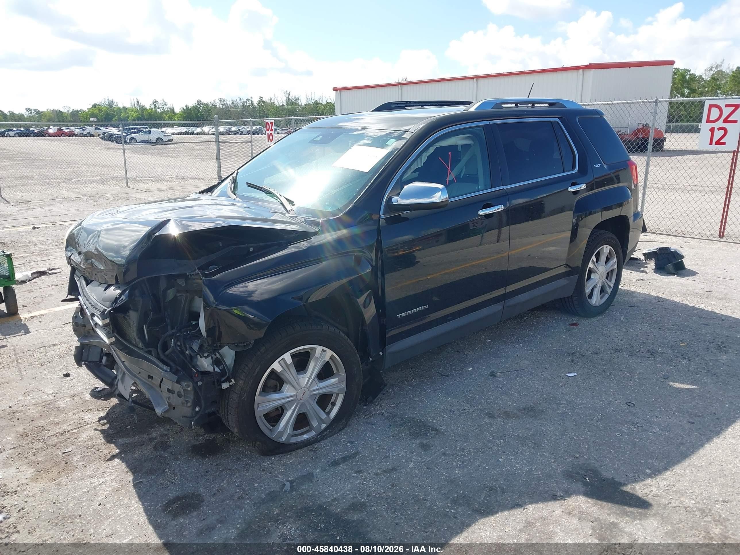 2017 Gmc Terrain Slt Black vin: 2GKALPEKXH6294108