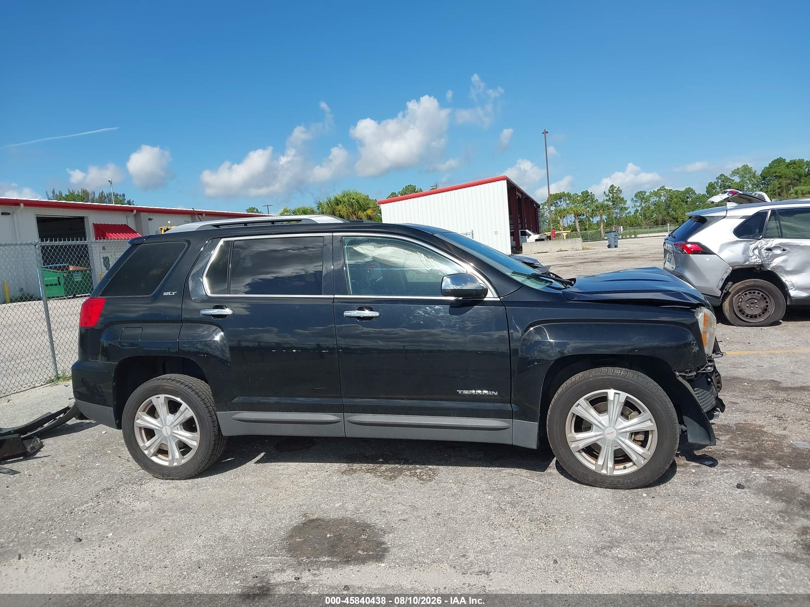 2017 Gmc Terrain Slt Black vin: 2GKALPEKXH6294108