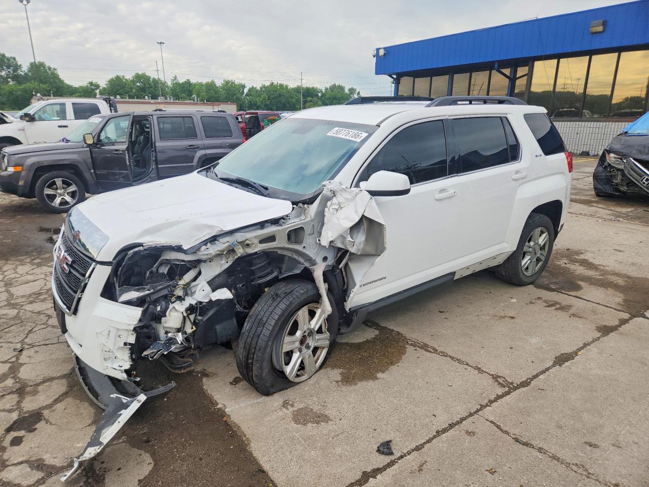 2014 Gmc Terrain Sle White vin: 2GKALREK0E6140658