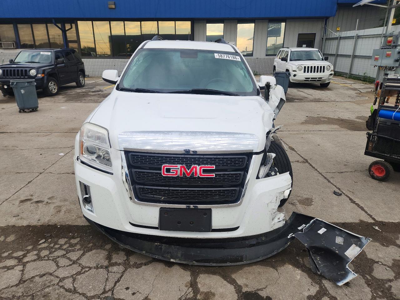 2014 Gmc Terrain Sle White vin: 2GKALREK0E6140658