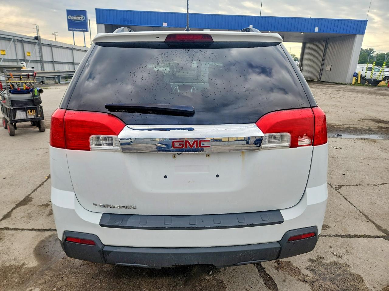 2014 Gmc Terrain Sle White vin: 2GKALREK0E6140658