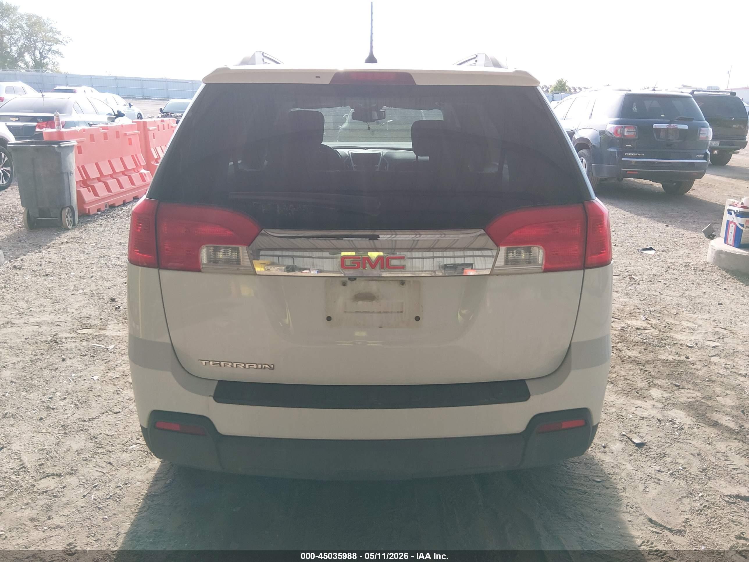 2014 Gmc Terrain Sle-2 White vin: 2GKALREK0E6226777
