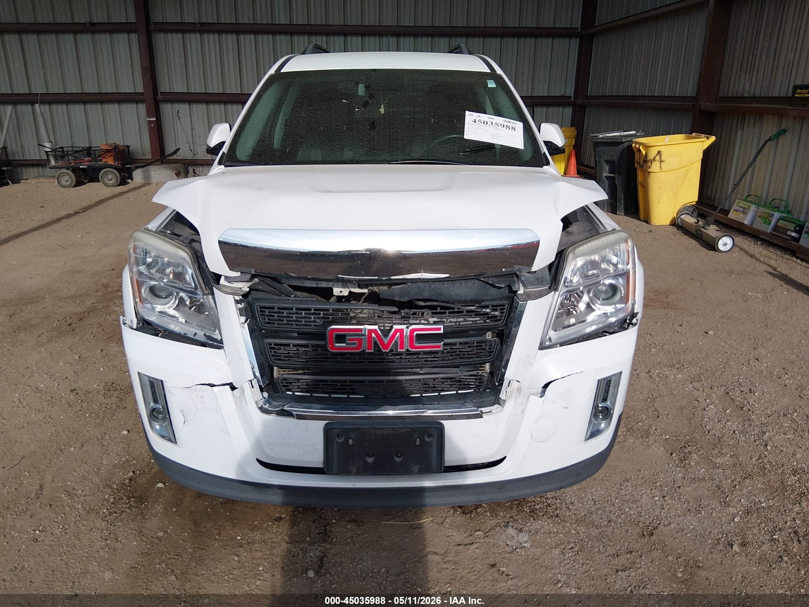 2014 Gmc Terrain Sle-2 White vin: 2GKALREK0E6226777