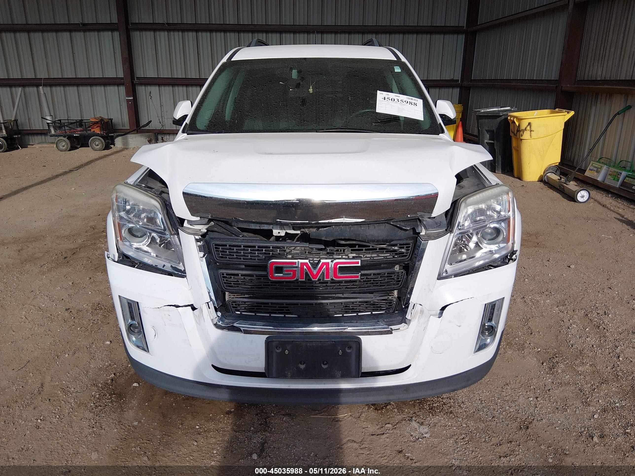 2014 Gmc Terrain Sle-2 White vin: 2GKALREK0E6226777