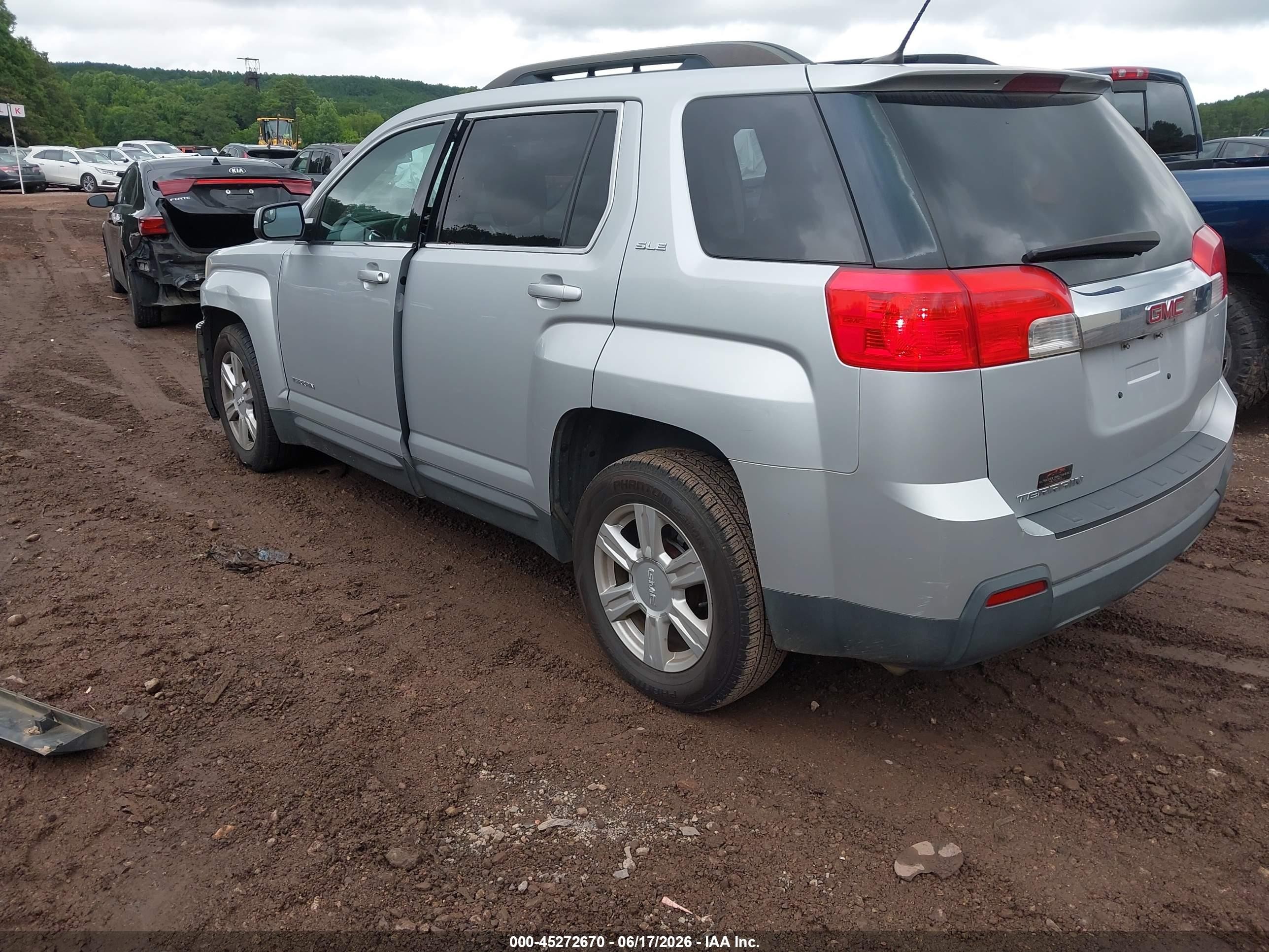 2014 Gmc Terrain Sle-2 Silver vin: 2GKALREK0E6383967