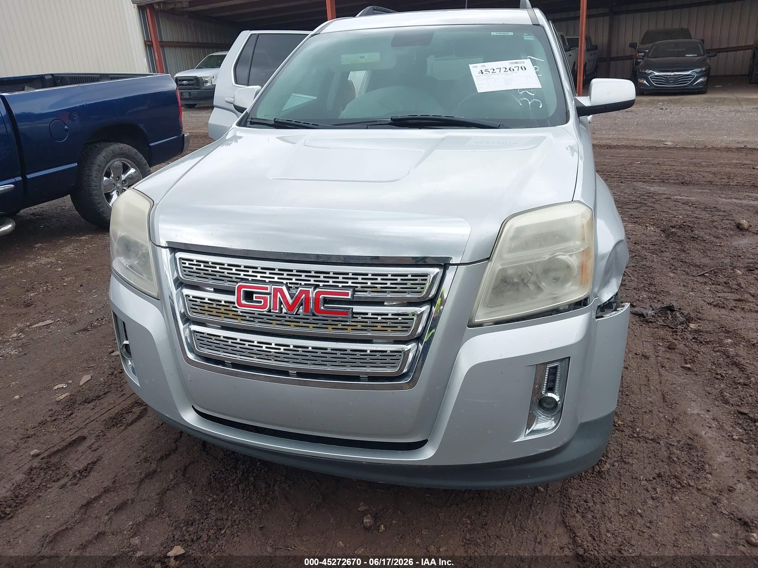 2014 Gmc Terrain Sle-2 Silver vin: 2GKALREK0E6383967