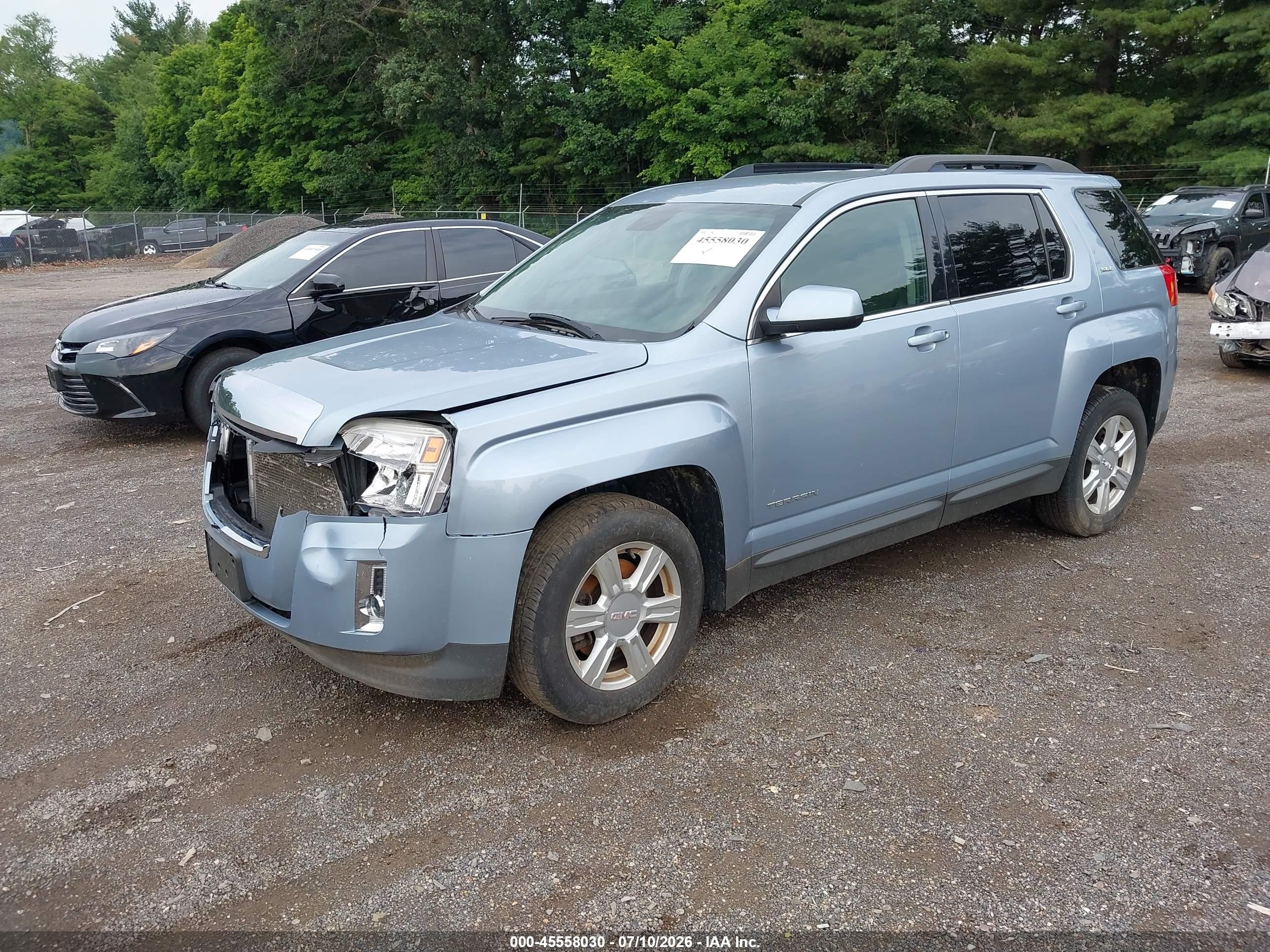 2015 Gmc Terrain Sle-2 Синий vin: 2GKALREK0F6202903