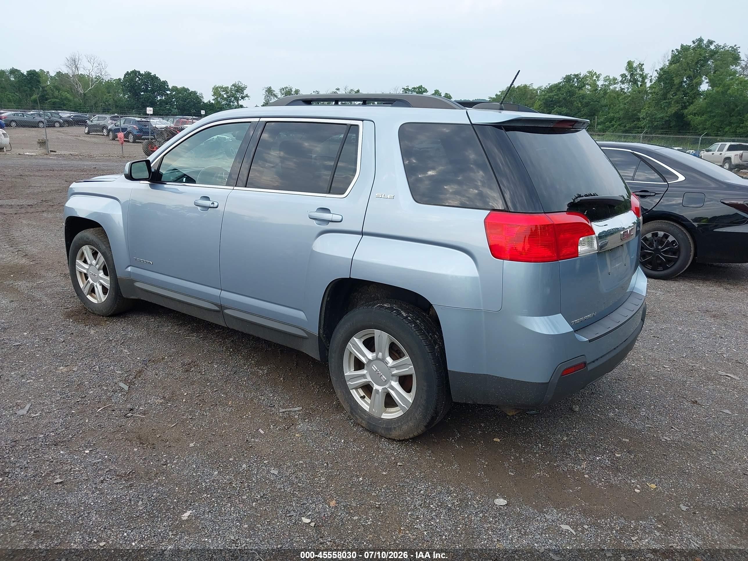 2015 Gmc Terrain Sle-2 Синий vin: 2GKALREK0F6202903