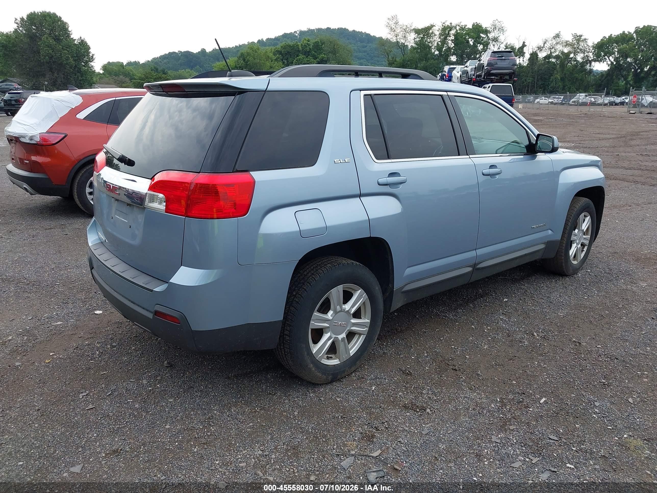 2015 Gmc Terrain Sle-2 Синий vin: 2GKALREK0F6202903