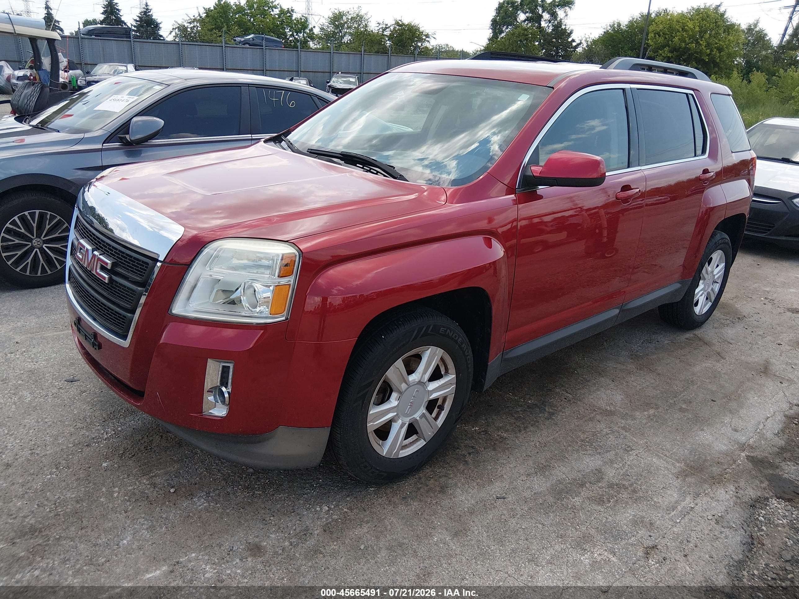 2015 Gmc Terrain Sle-2 Burgundy vin: 2GKALREK0F6314455