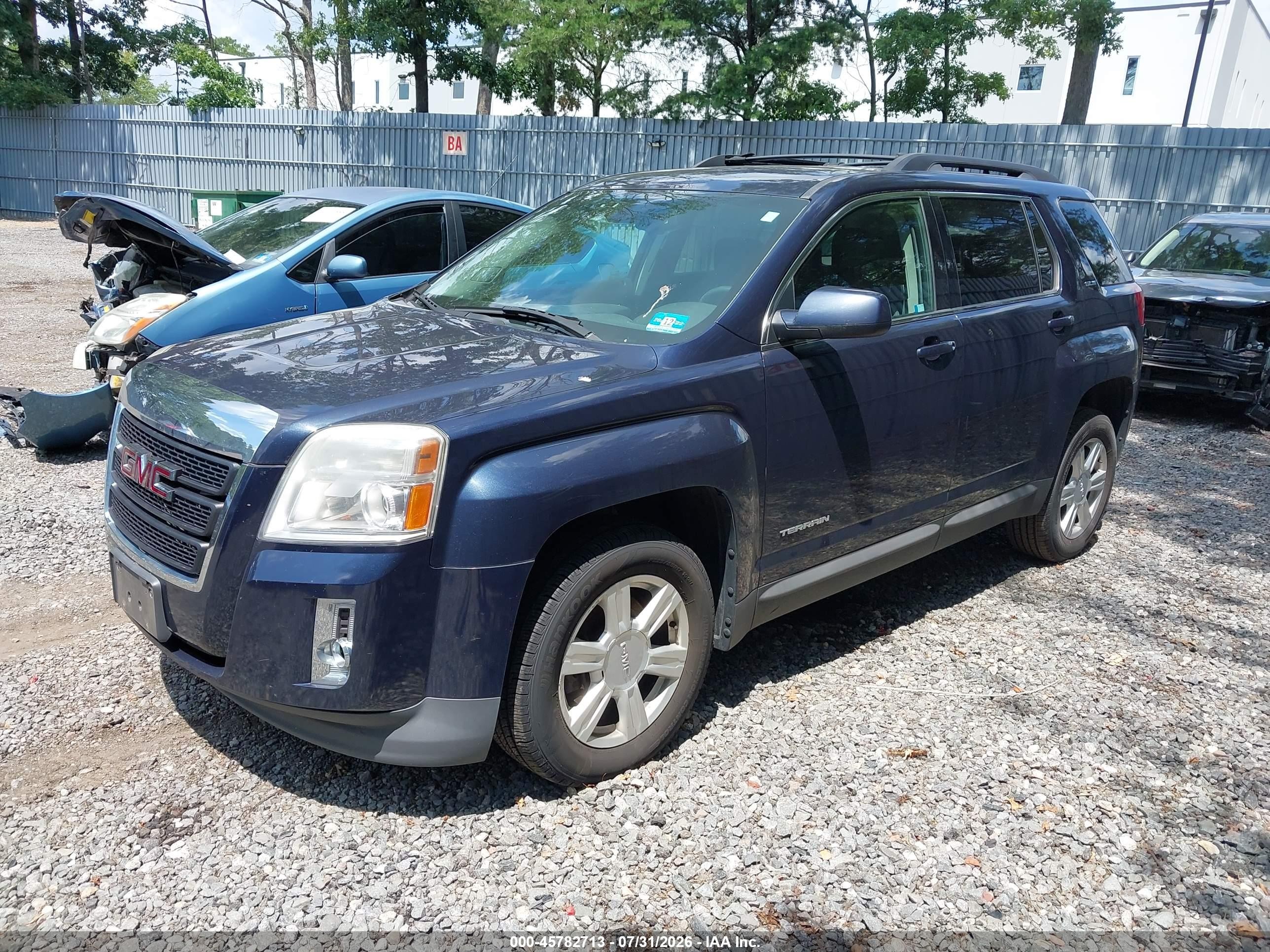 2015 Gmc Terrain Sle-2 Blue vin: 2GKALREK0F6332034