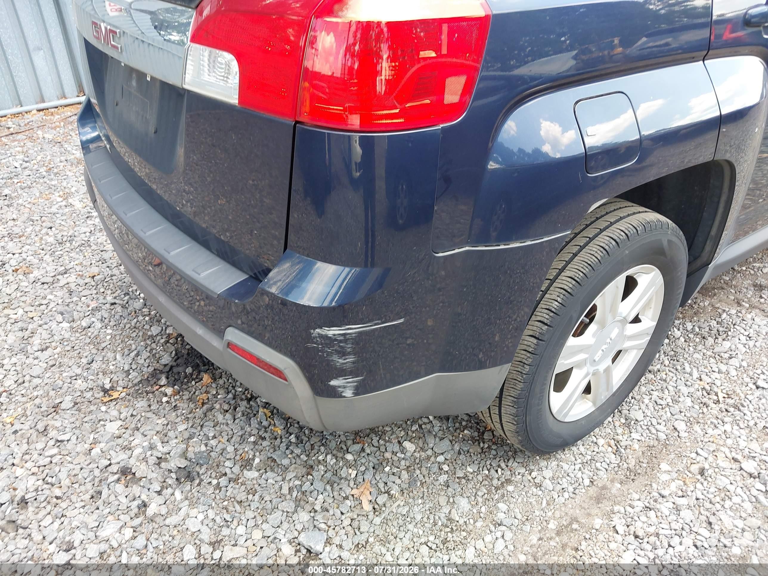 2015 Gmc Terrain Sle-2 Blue vin: 2GKALREK0F6332034