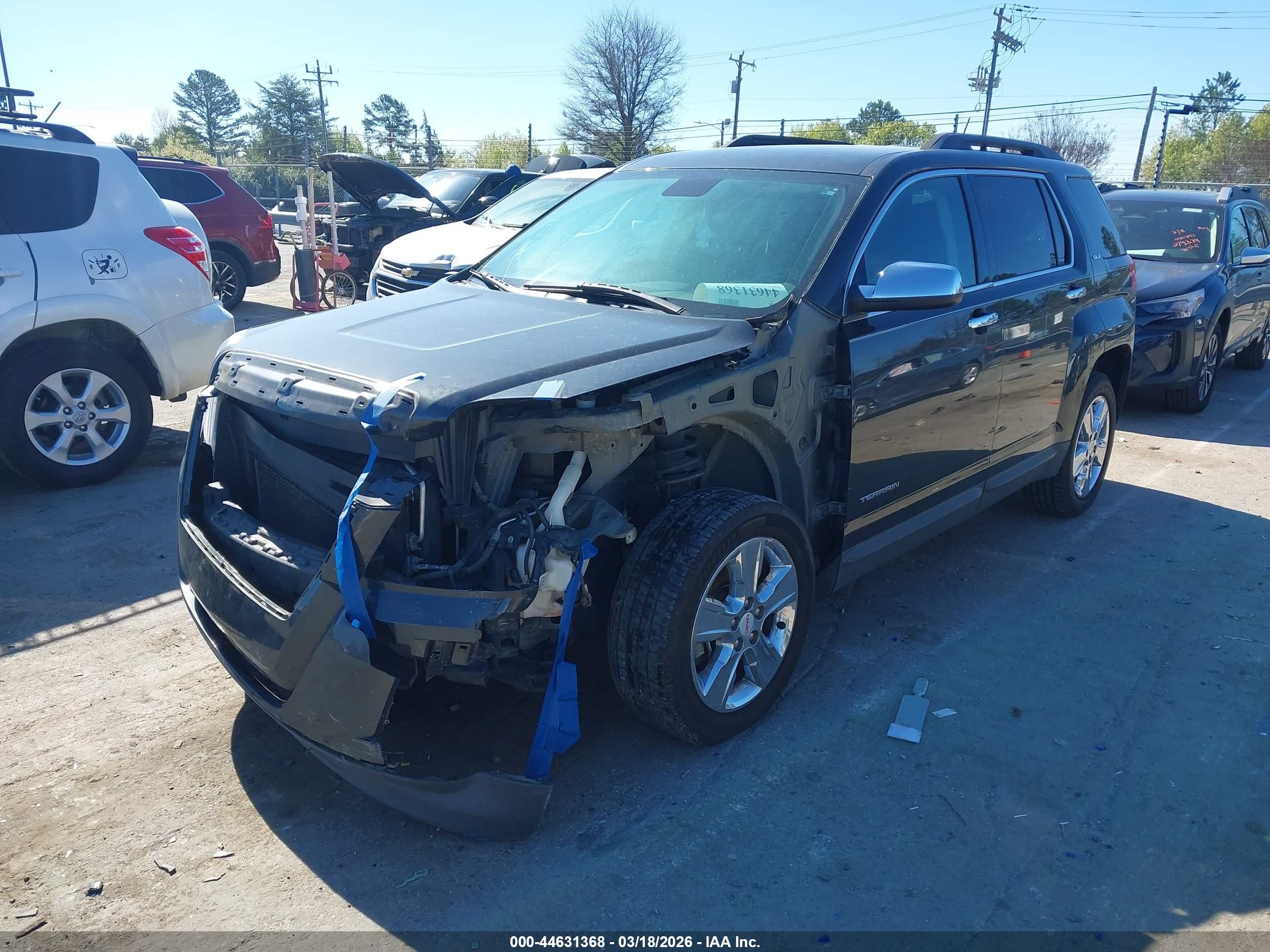 2014 Gmc Terrain Sle-2 Серый vin: 2GKALREK1E6117728