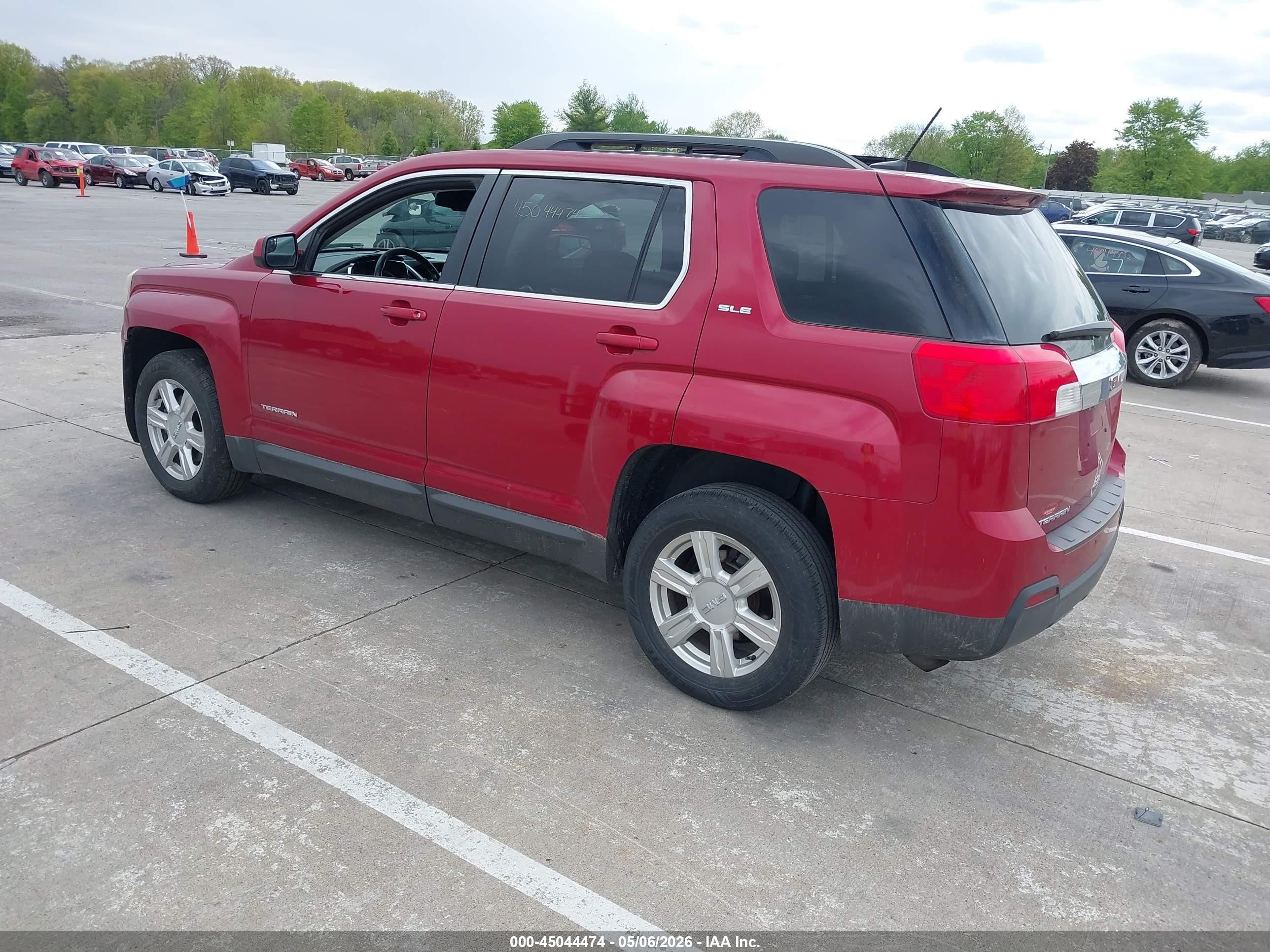 2014 Gmc Terrain Sle-2 Red vin: 2GKALREK1E6305973