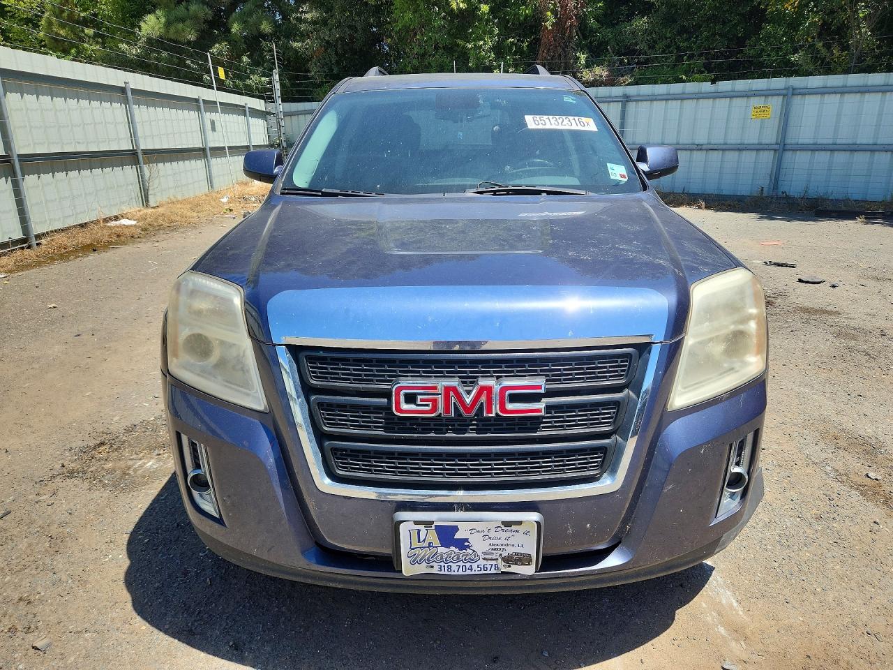 2014 Gmc Terrain Sle Blue vin: 2GKALREK1E6357037