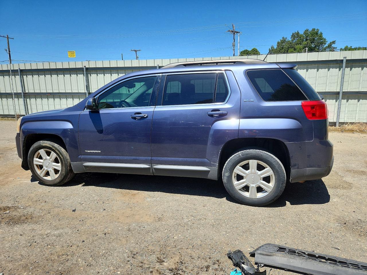 2014 Gmc Terrain Sle Blue vin: 2GKALREK1E6357037