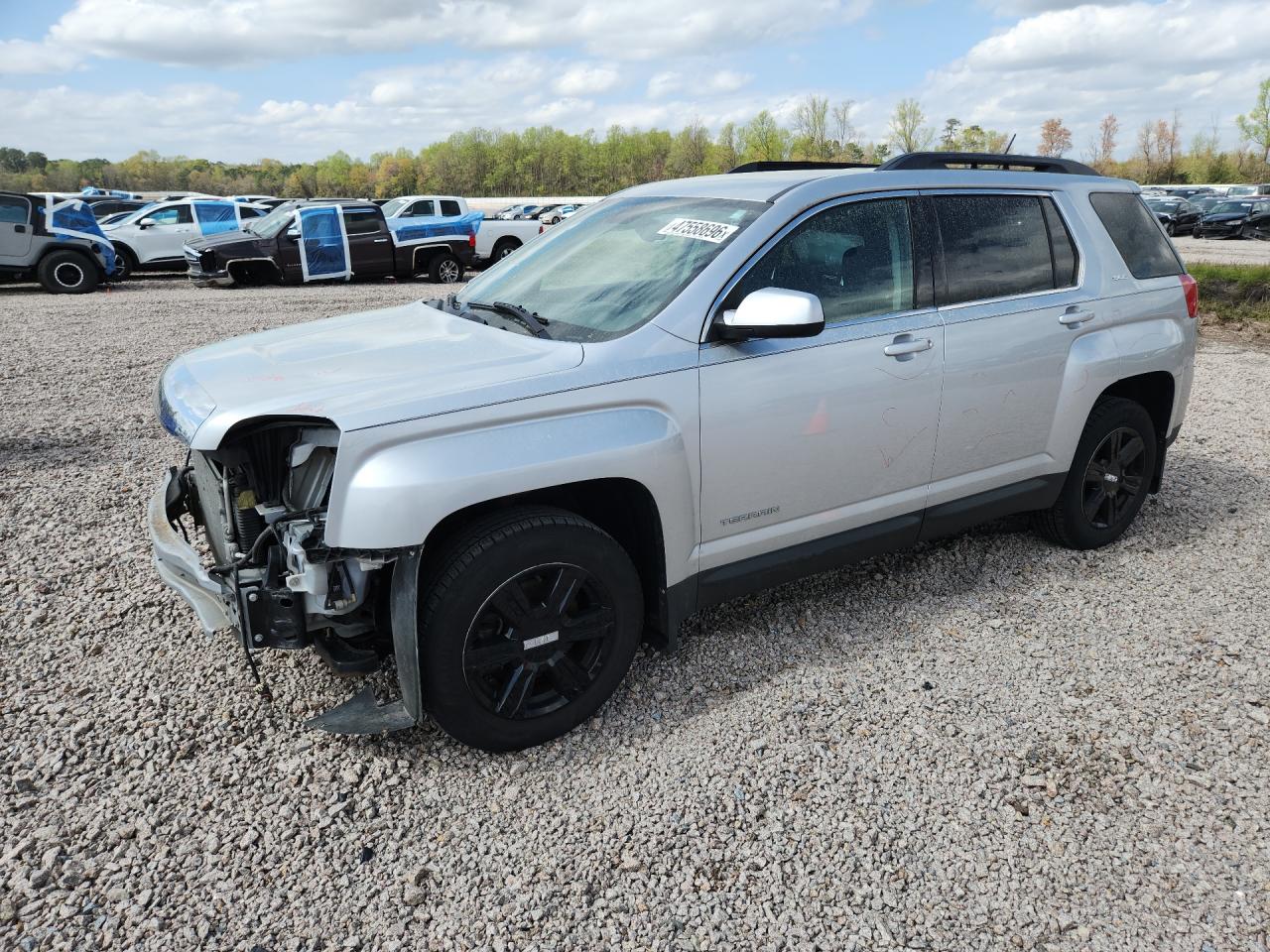 2015 Gmc Terrain Sle Silver vin: 2GKALREK1F6118301