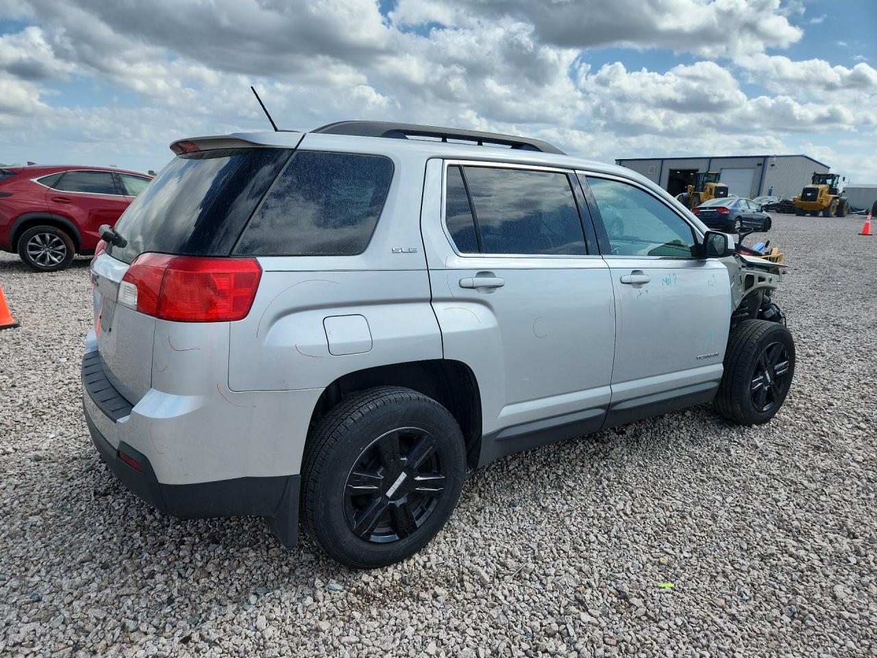 2015 Gmc Terrain Sle Silver vin: 2GKALREK1F6118301