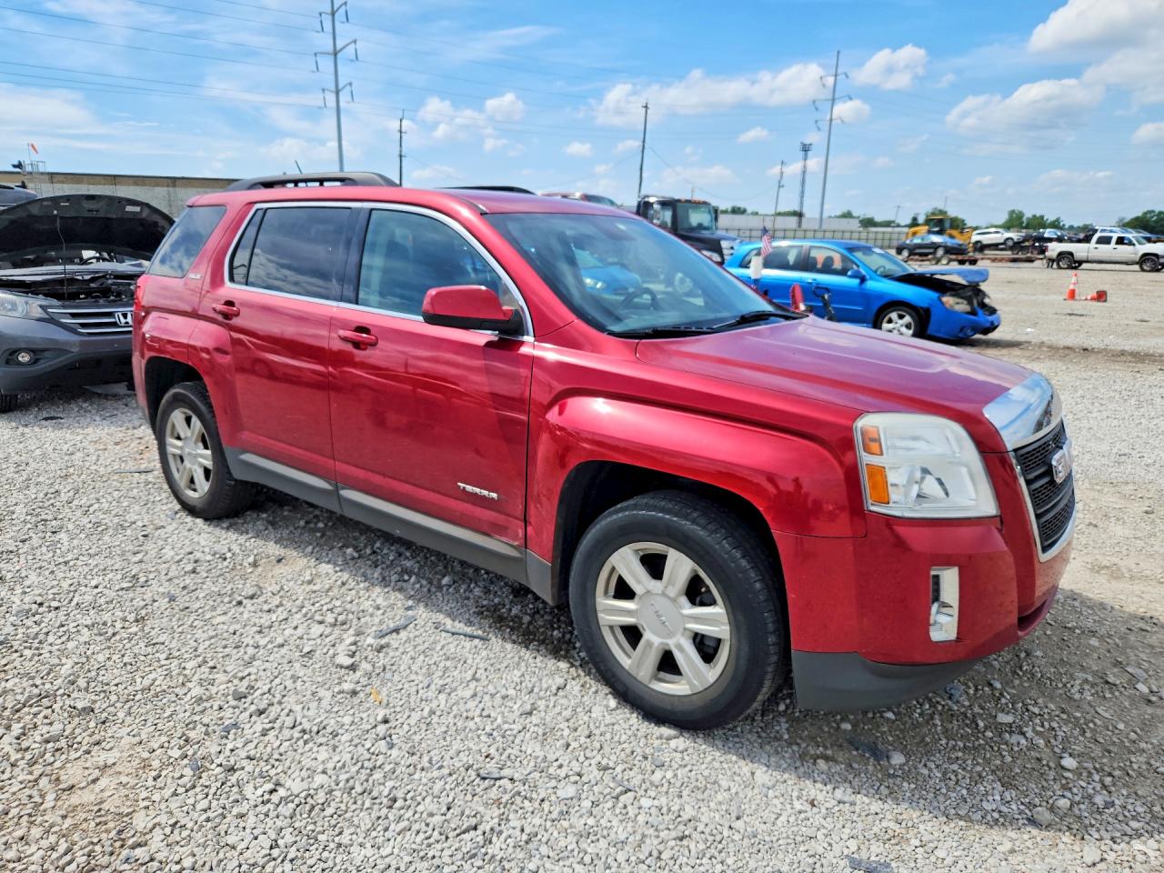 2015 Gmc Terrain Sle Red vin: 2GKALREK1F6195539