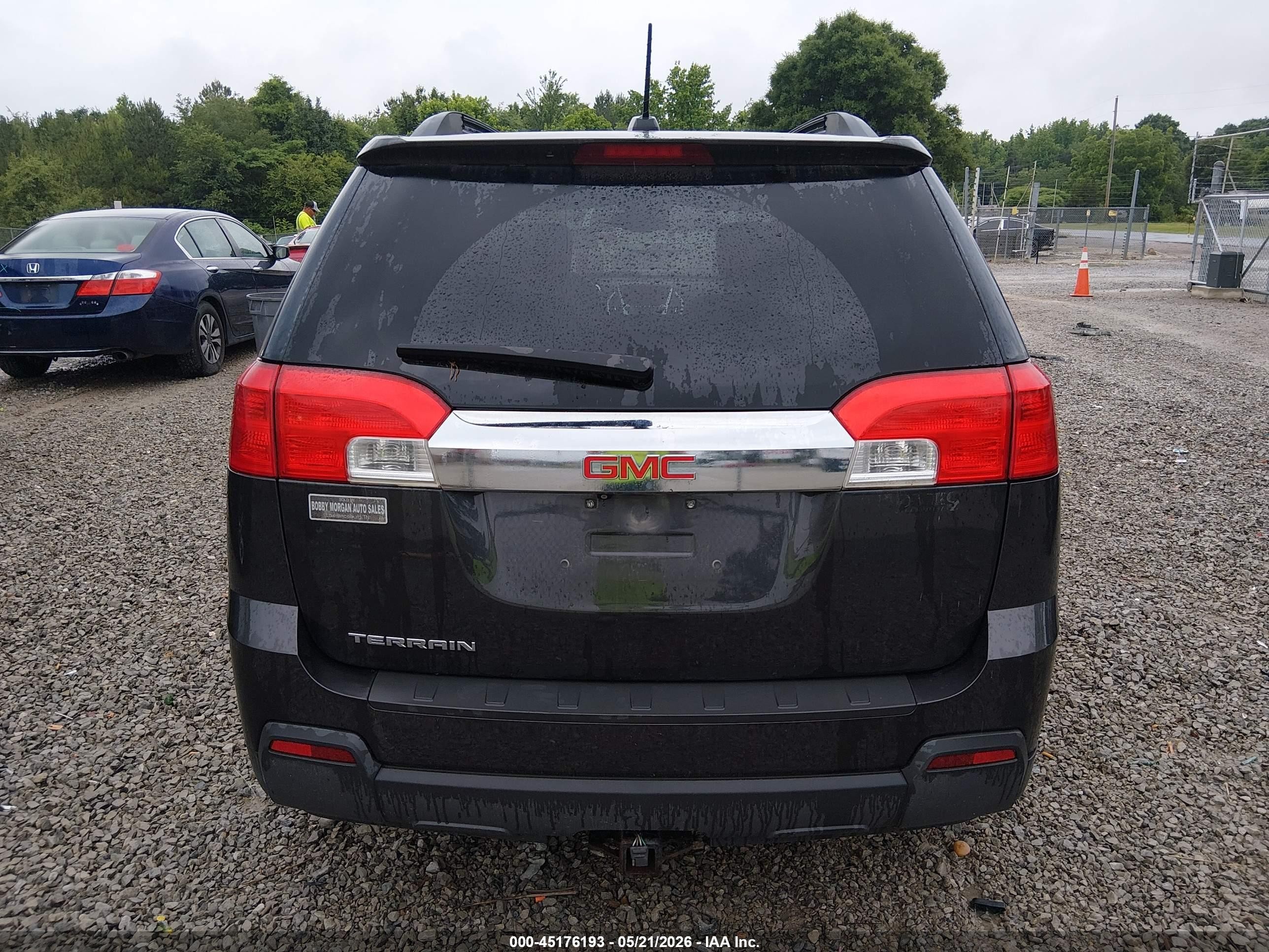 2015 Gmc Terrain Sle-2 Black vin: 2GKALREK1F6225154