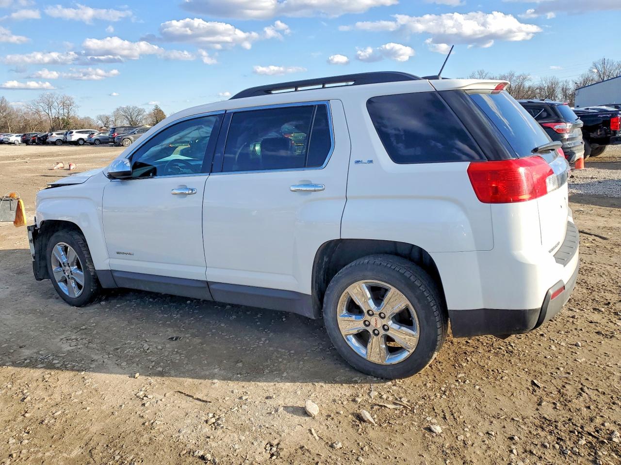 2015 Gmc Terrain Sle White vin: 2GKALREK1F6402544