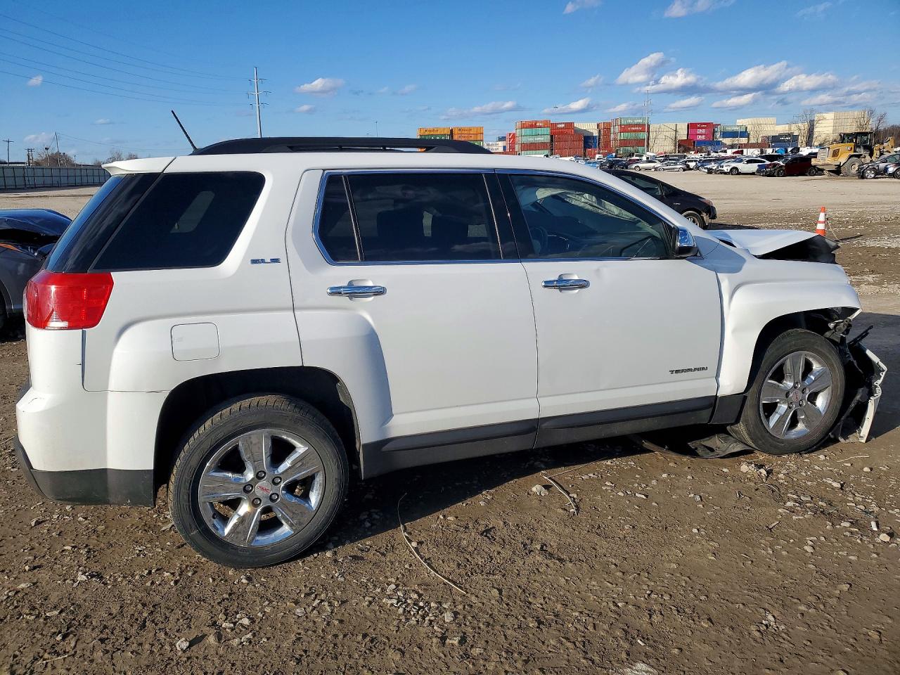 2015 Gmc Terrain Sle White vin: 2GKALREK1F6402544