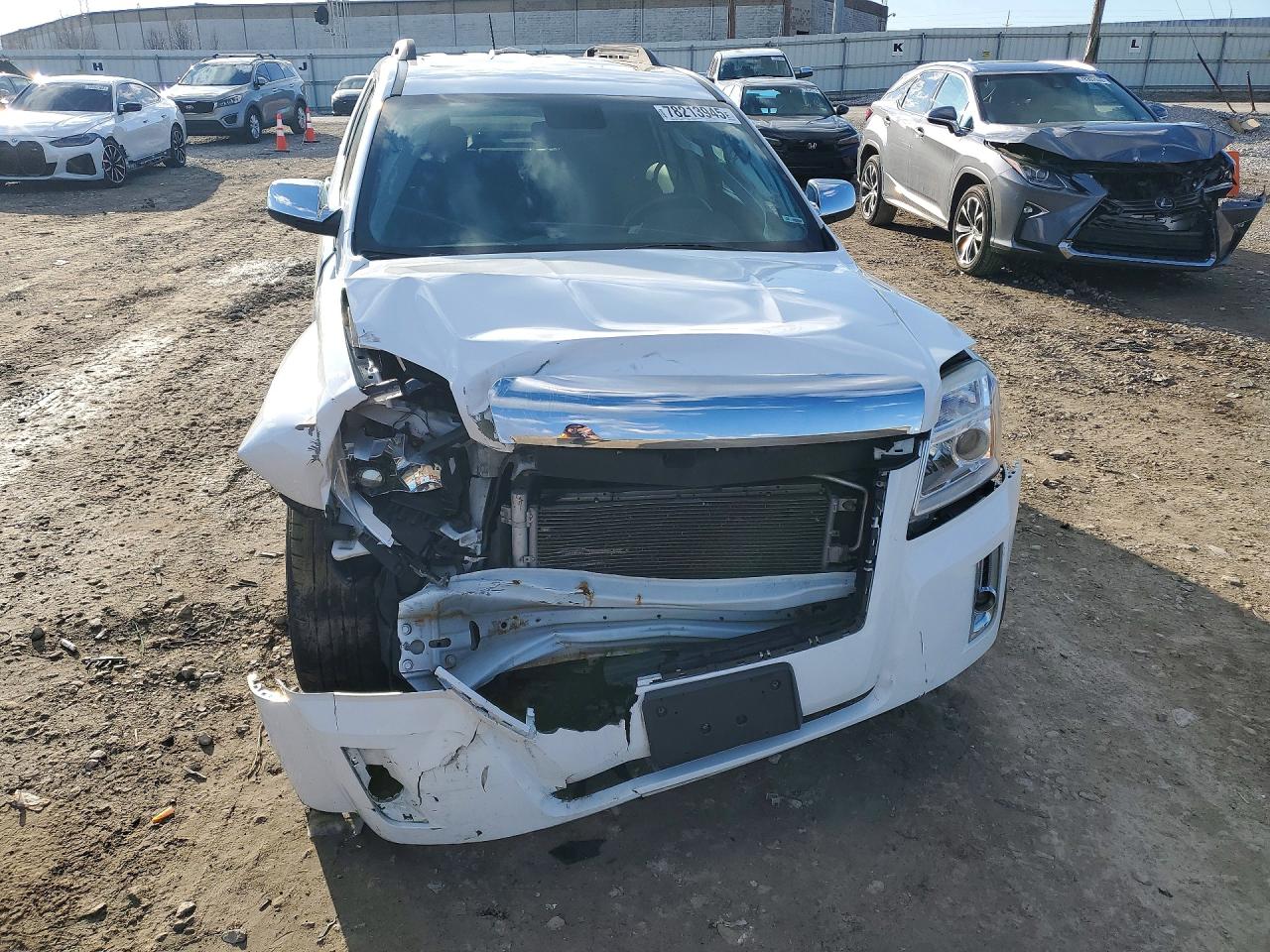 2015 Gmc Terrain Sle White vin: 2GKALREK1F6402544