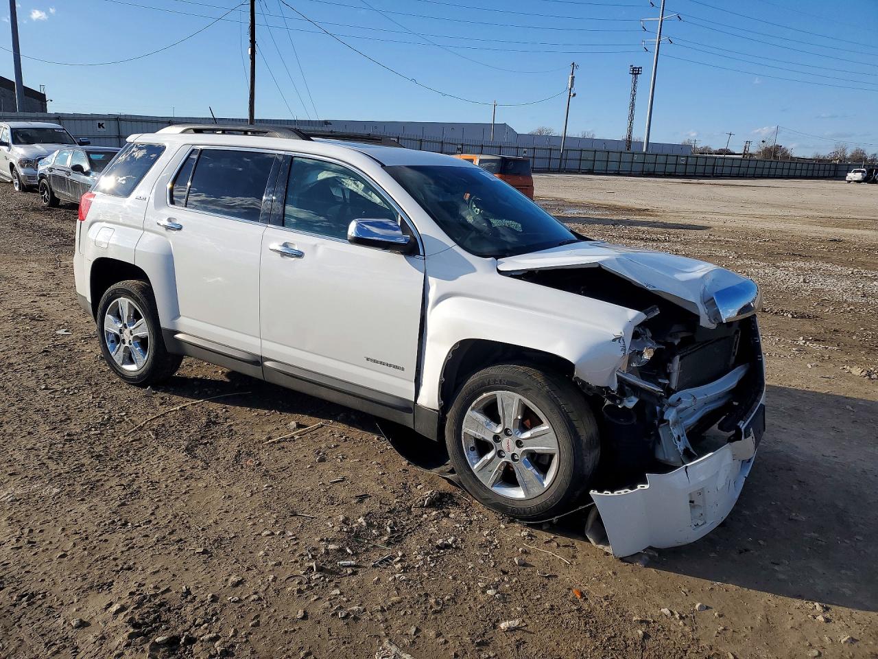 2015 Gmc Terrain Sle White vin: 2GKALREK1F6402544