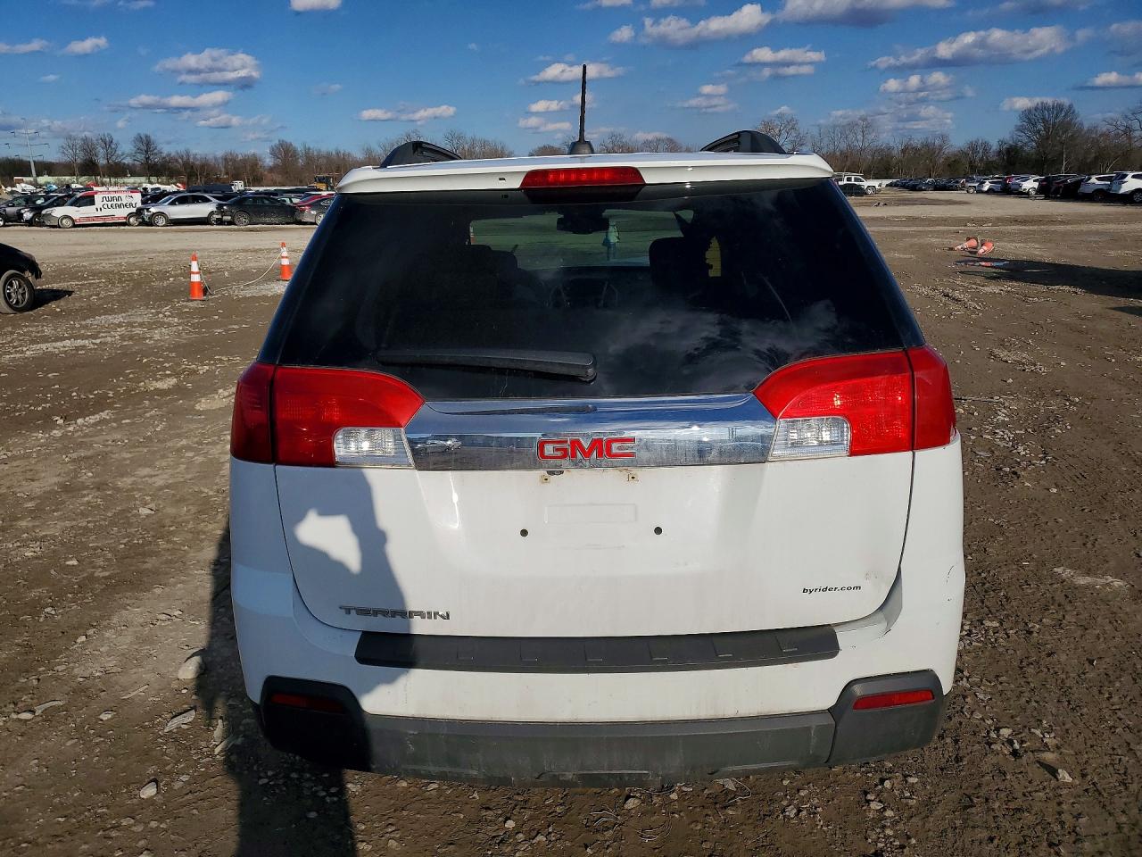 2015 Gmc Terrain Sle White vin: 2GKALREK1F6402544