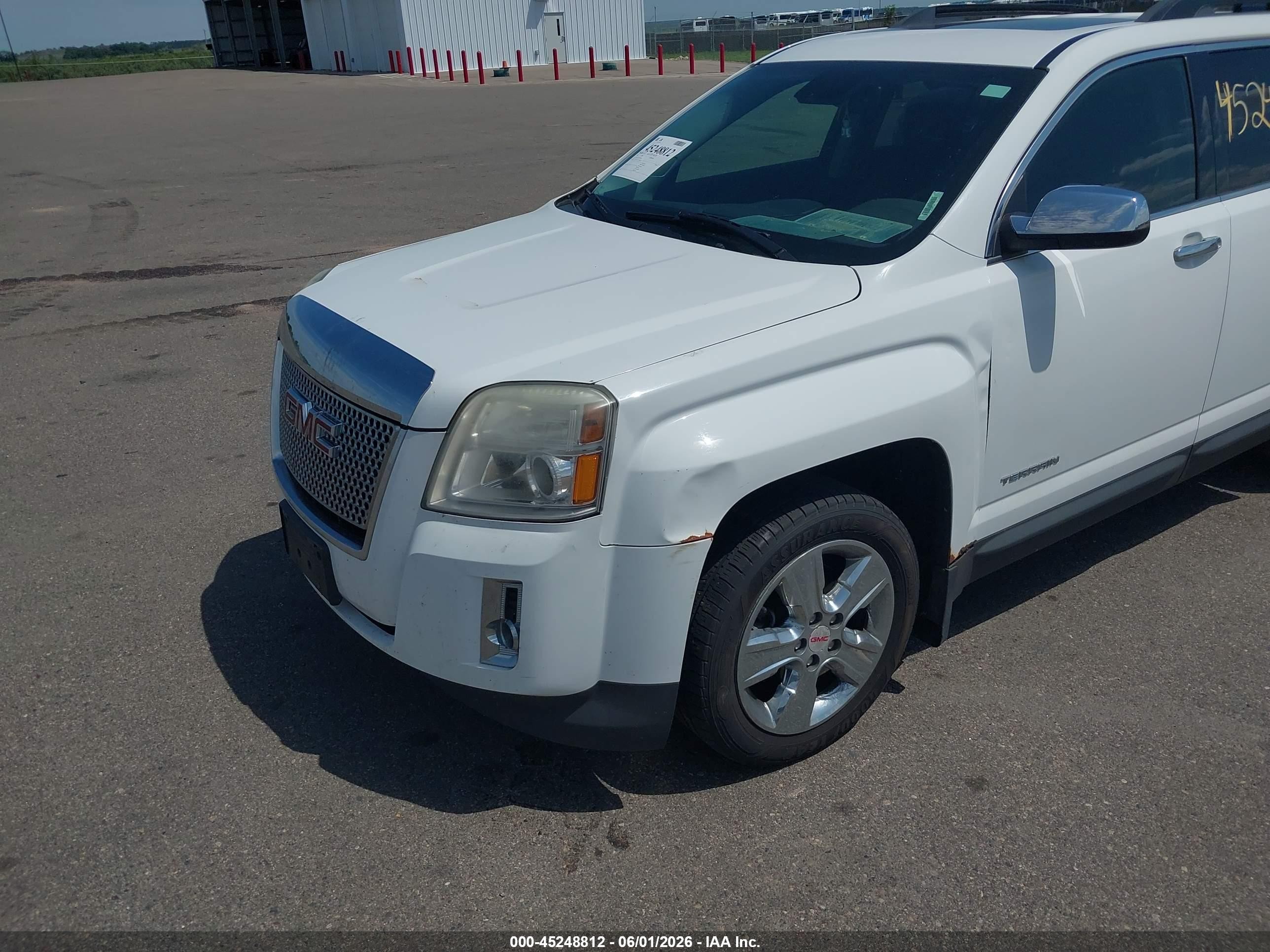 2014 Gmc Terrain Sle-2 White vin: 2GKALREK2E6100050