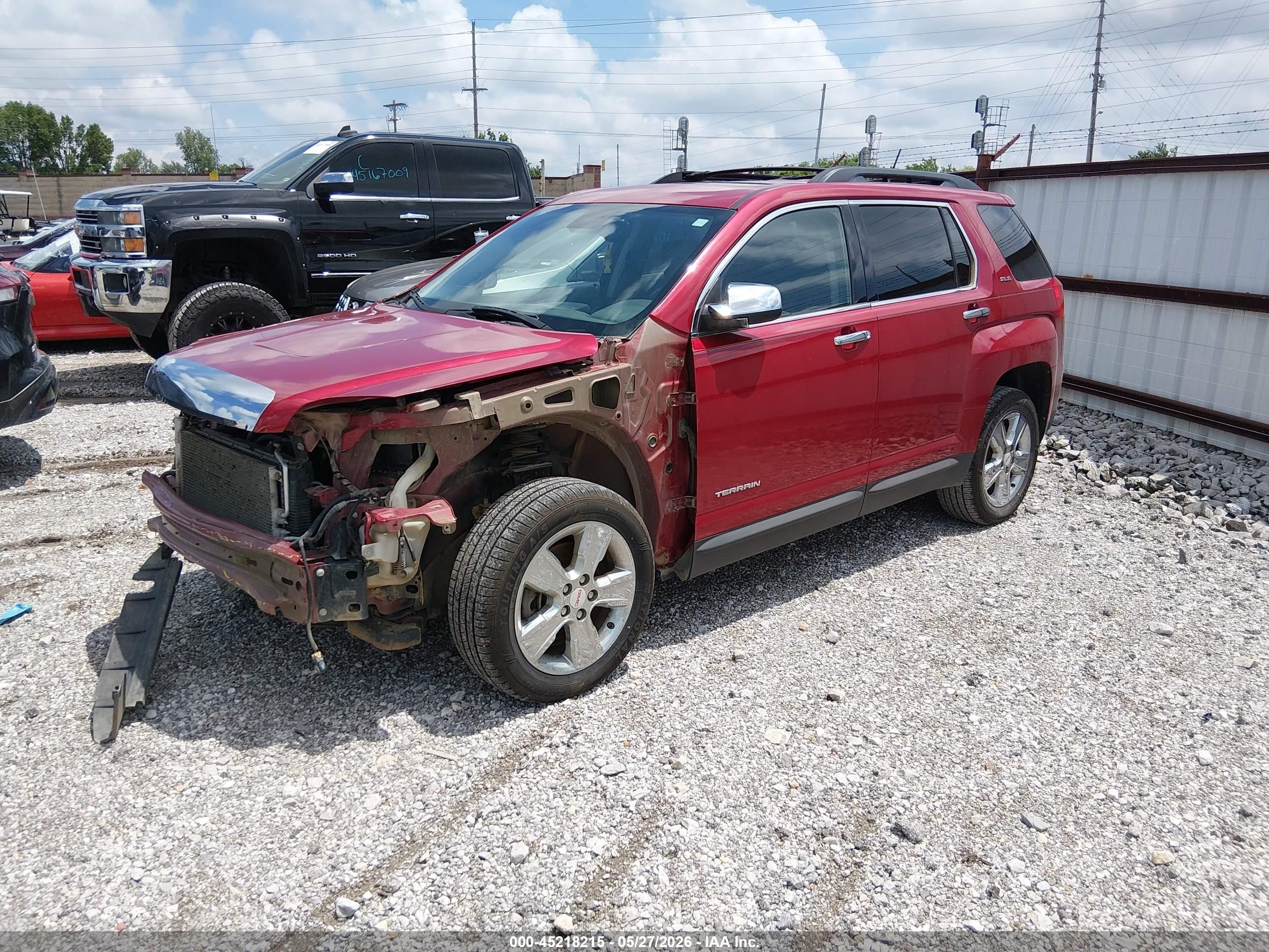 2014 Gmc Terrain Sle-2 Red vin: 2GKALREK2E6131749